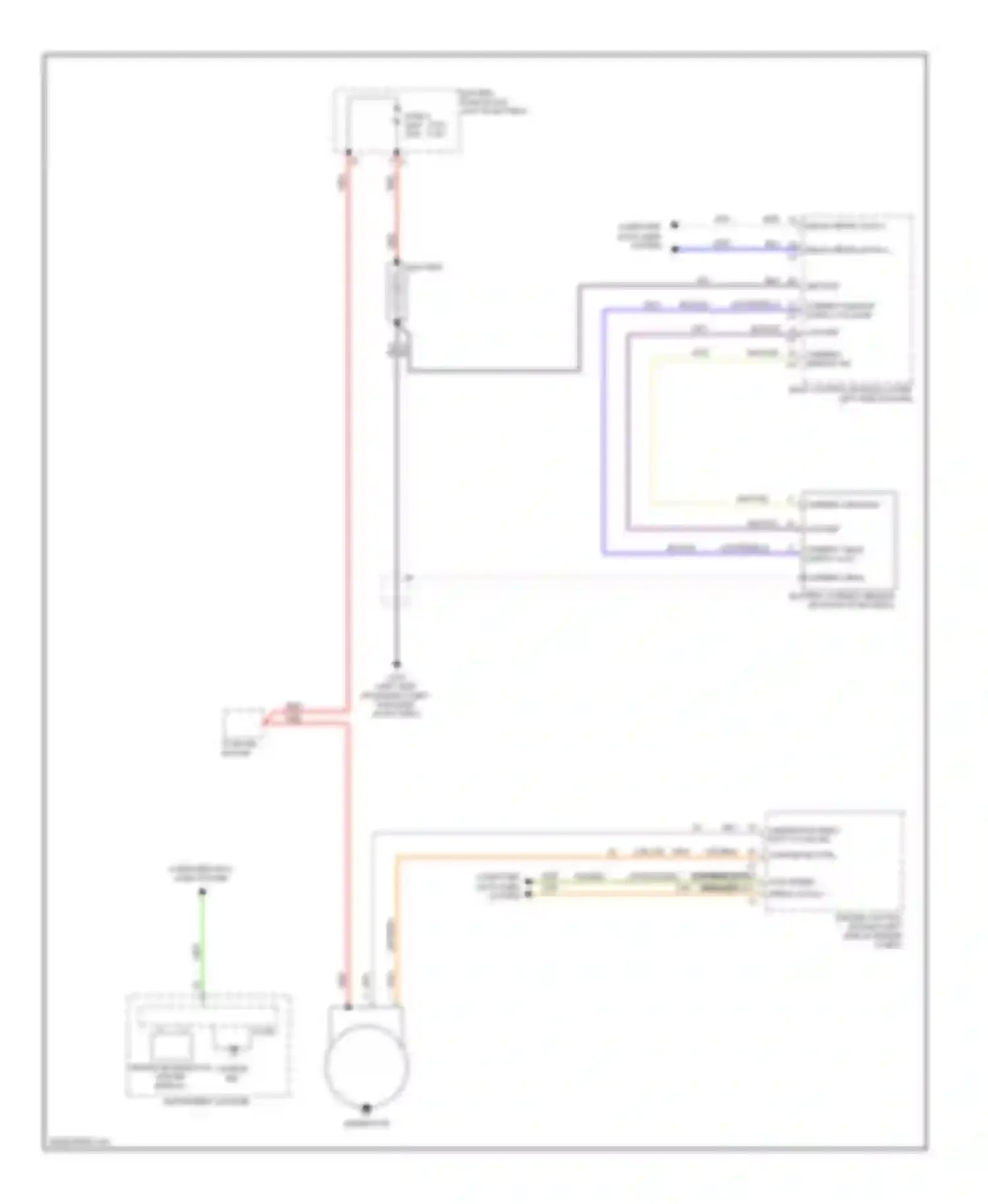 Regal Buick V (2009-2013): Charging circuit