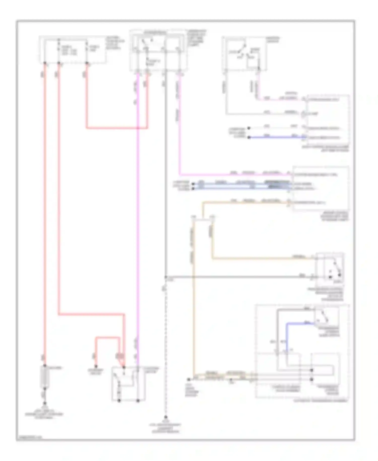 Regal Buick V (2009-2013): Starting circuit