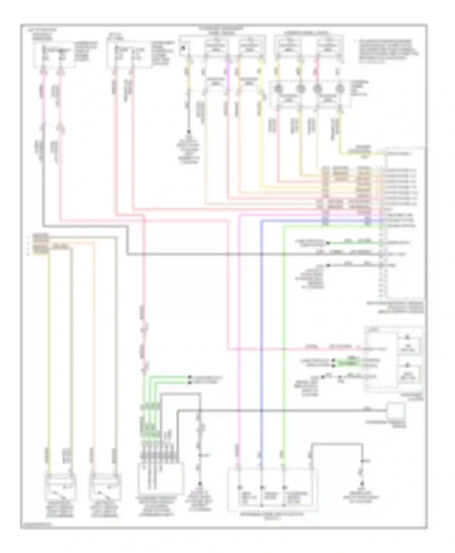 Regal Buick V (2009-2013): Supplemental restraints circuit (2 of 2)