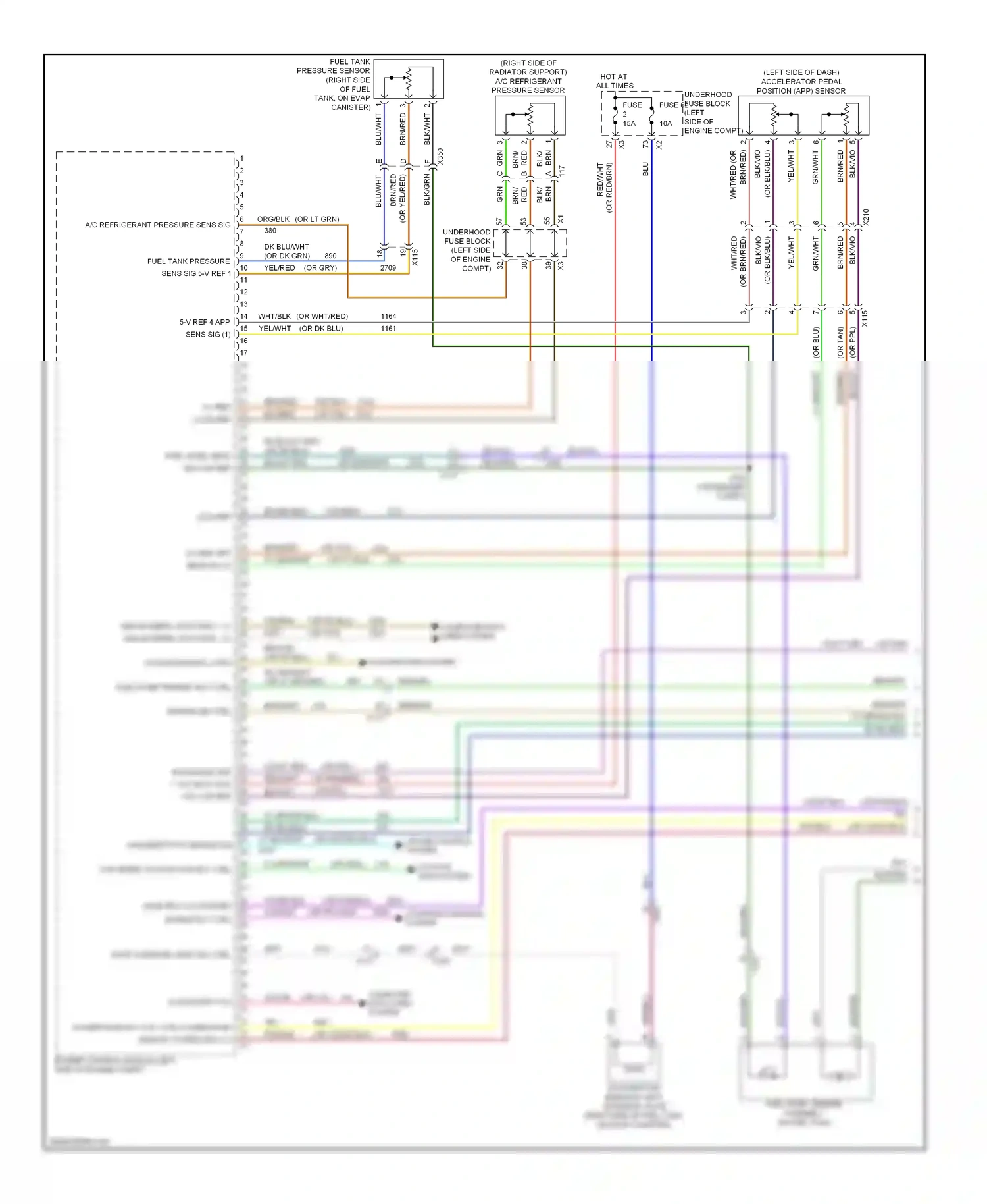 Buick Regal V (2009-2013) 5-v ref 1 low ref wiring diagram  (1 of 1)