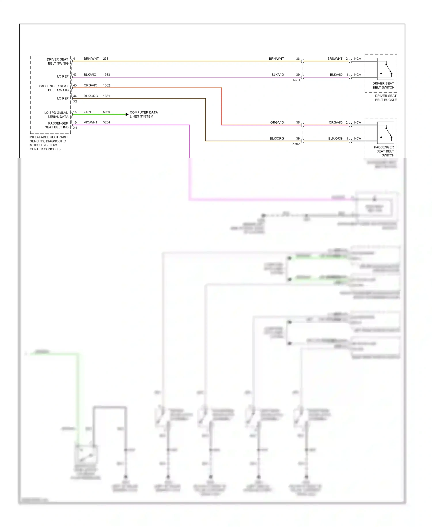 Buick Regal V (2009-2013) computer data lines system wiring diagram  (54 of 55)