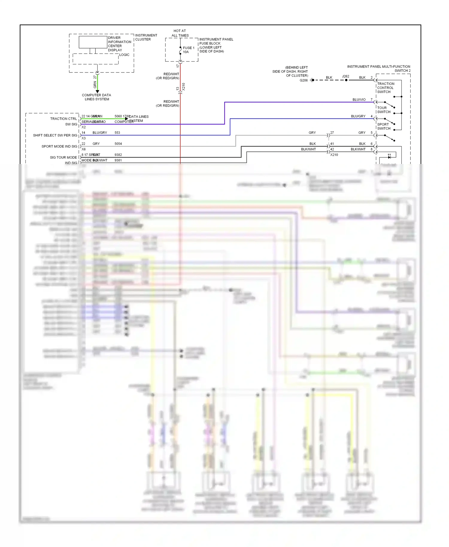 Buick Regal V (2009-2013) computer data lines system wiring diagram  (17 of 55)