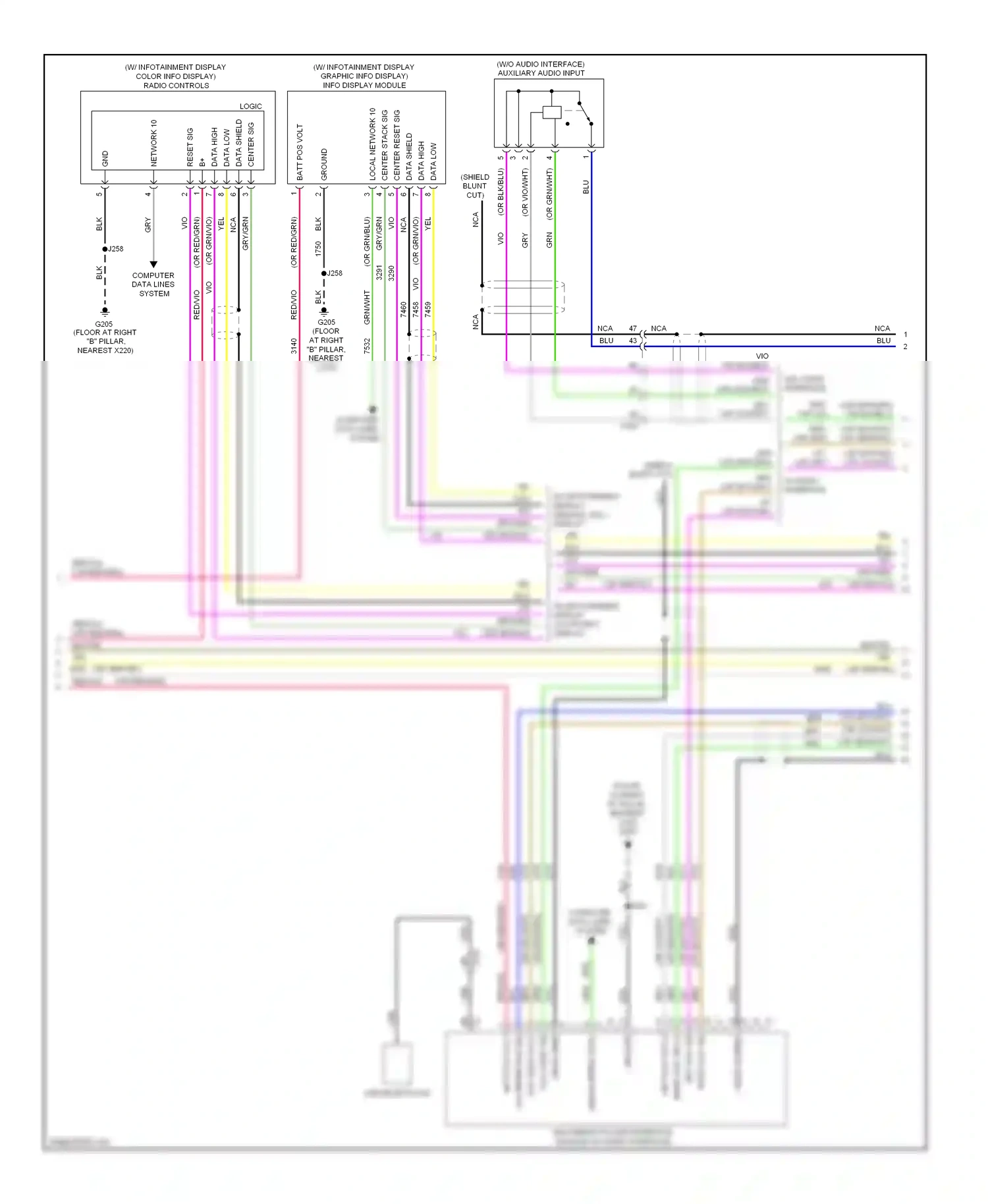 Buick Regal V (2009-2013) data high wiring diagram  (1 of 2)
