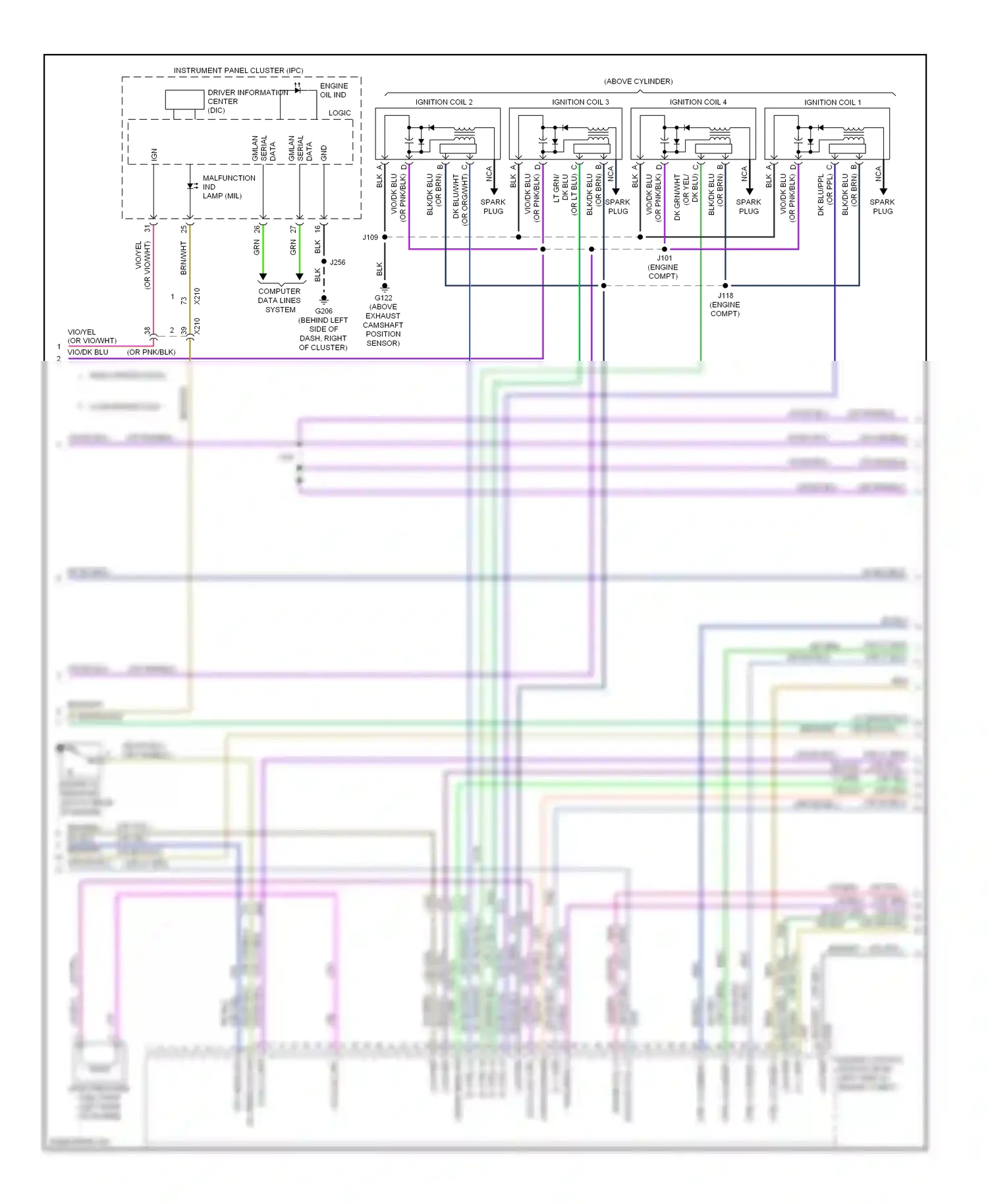 Buick Regal V (2009-2013) engine compt) wiring diagram  (5 of 6)