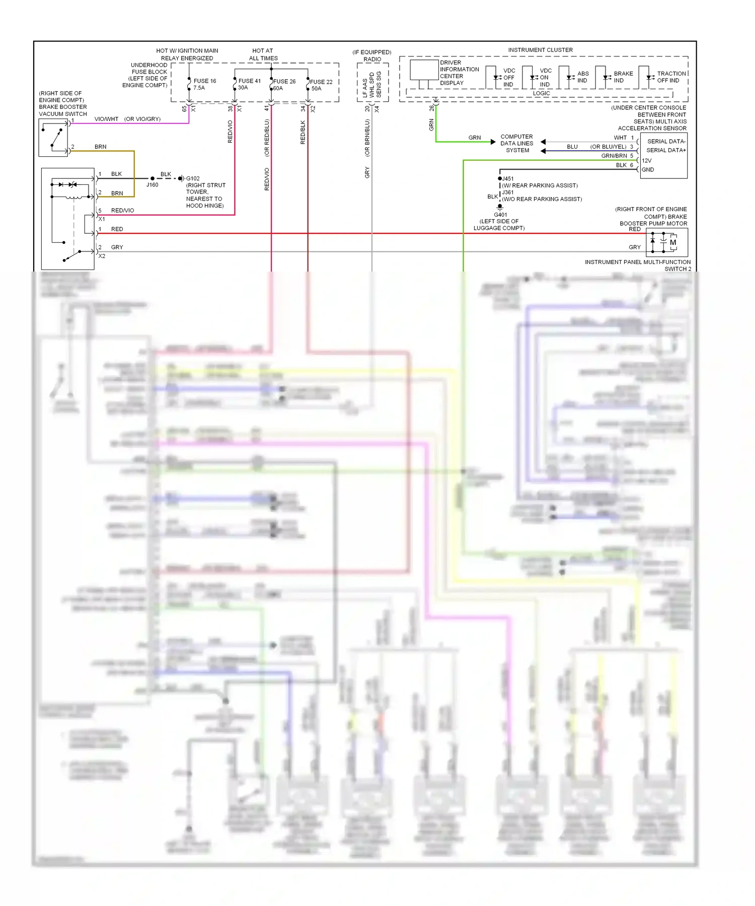 Buick Regal V (2009-2013) engine control module (left side of engine compt) wiring diagram  (5 of 16)