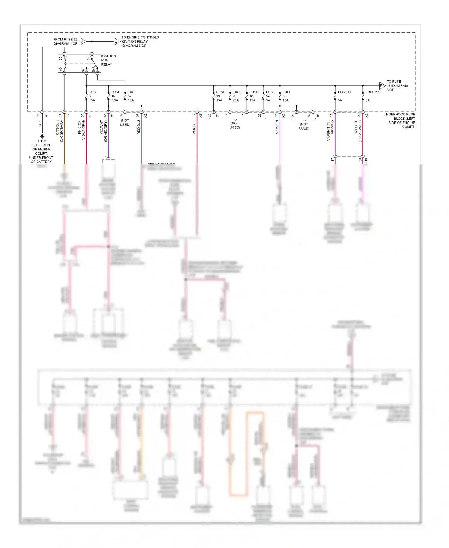 Buick Regal V (2009-2013) engine control module wiring diagram  (3 of 5)