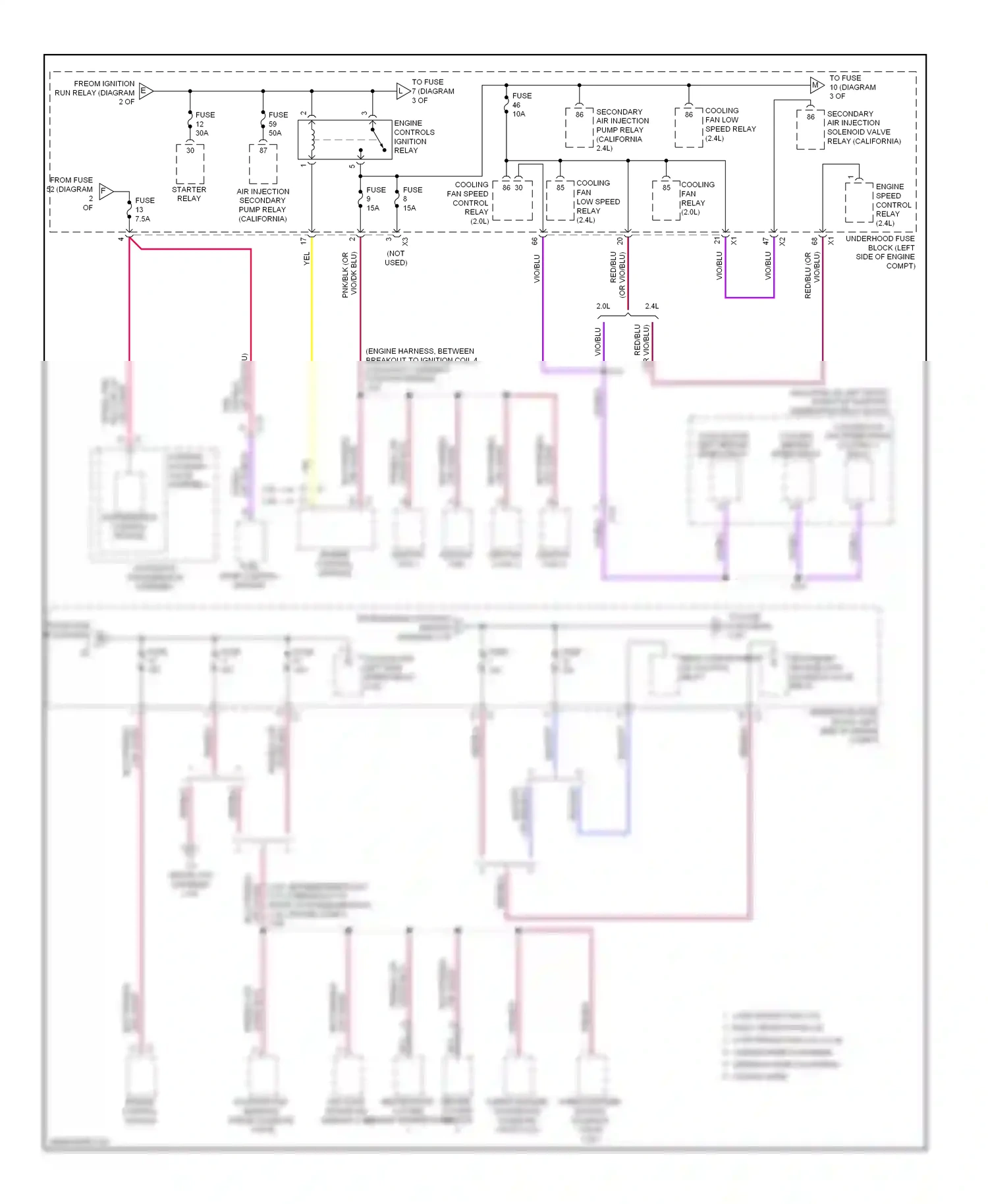 Buick Regal V (2009-2013) engine speed wiring diagram  (1 of 1)