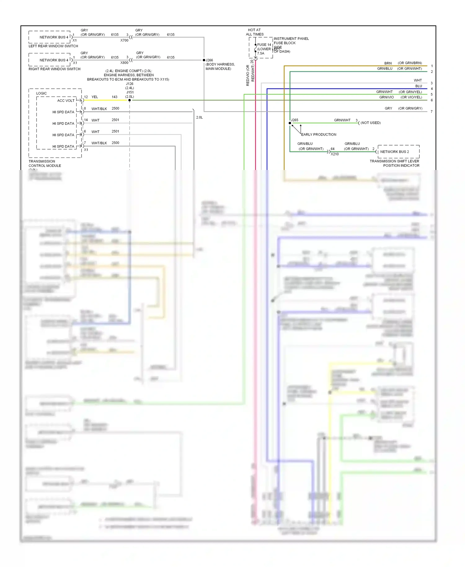 Buick Regal V (2009-2013) info display module wiring diagram  (1 of 1)