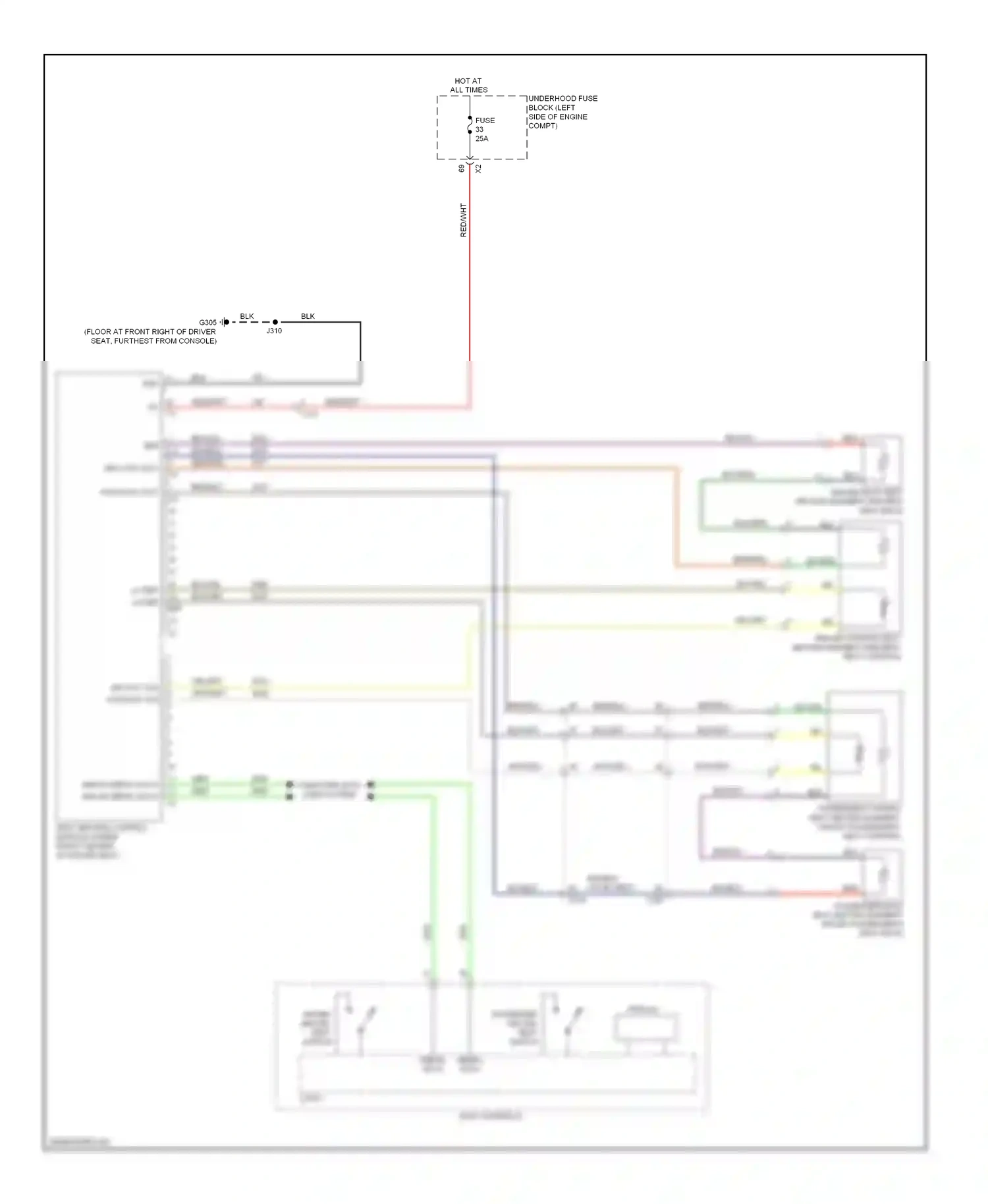 Buick Regal V (2009-2013) lo ref lo ref wiring diagram  (1 of 1)