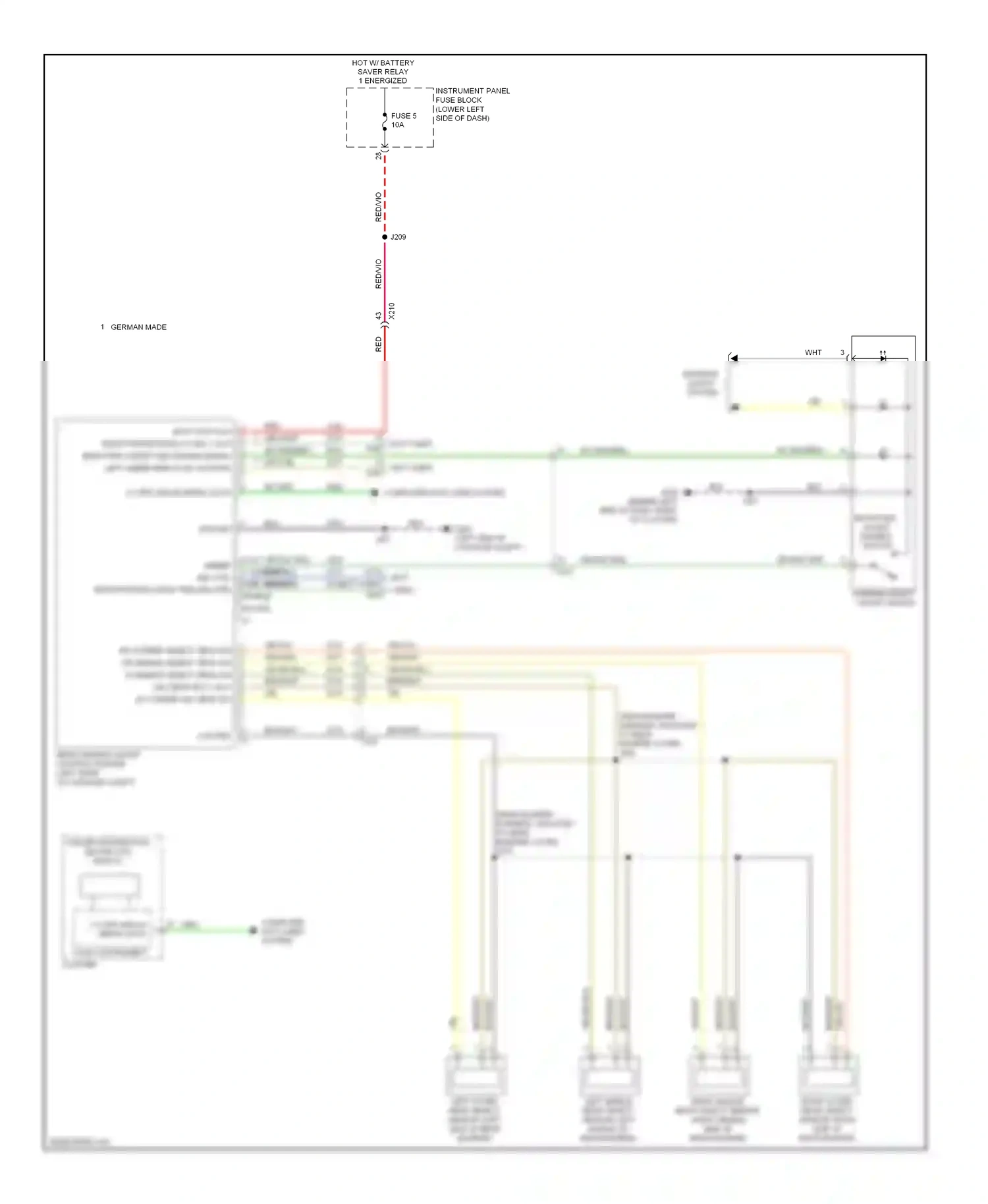 Buick Regal V (2009-2013) low ref wiring diagram  (13 of 31)