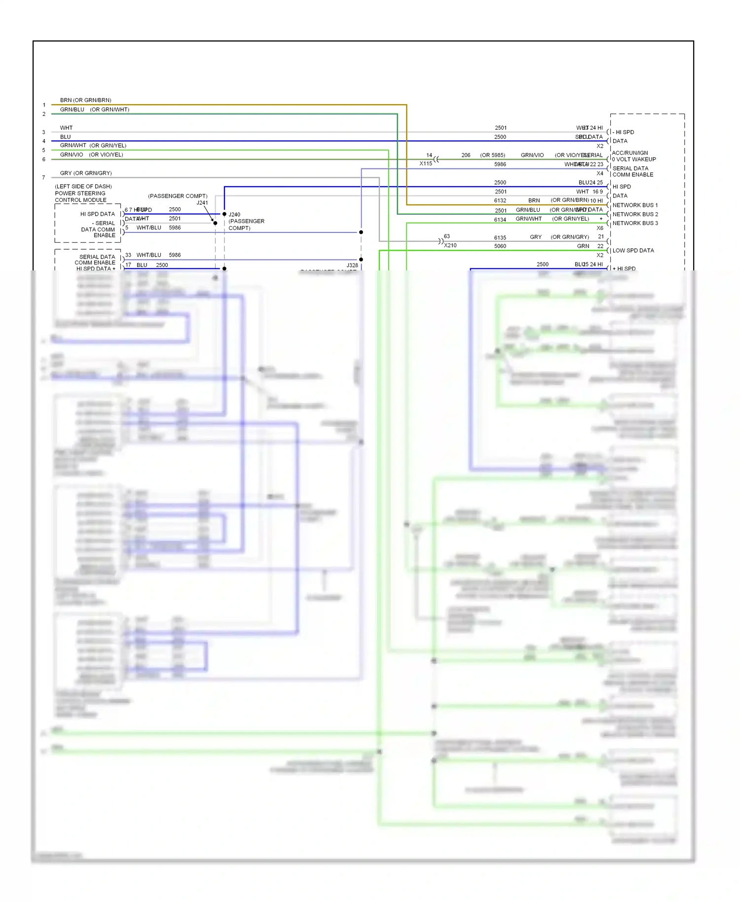 Buick Regal V (2009-2013) serial data comm enable wiring diagram  (1 of 1)