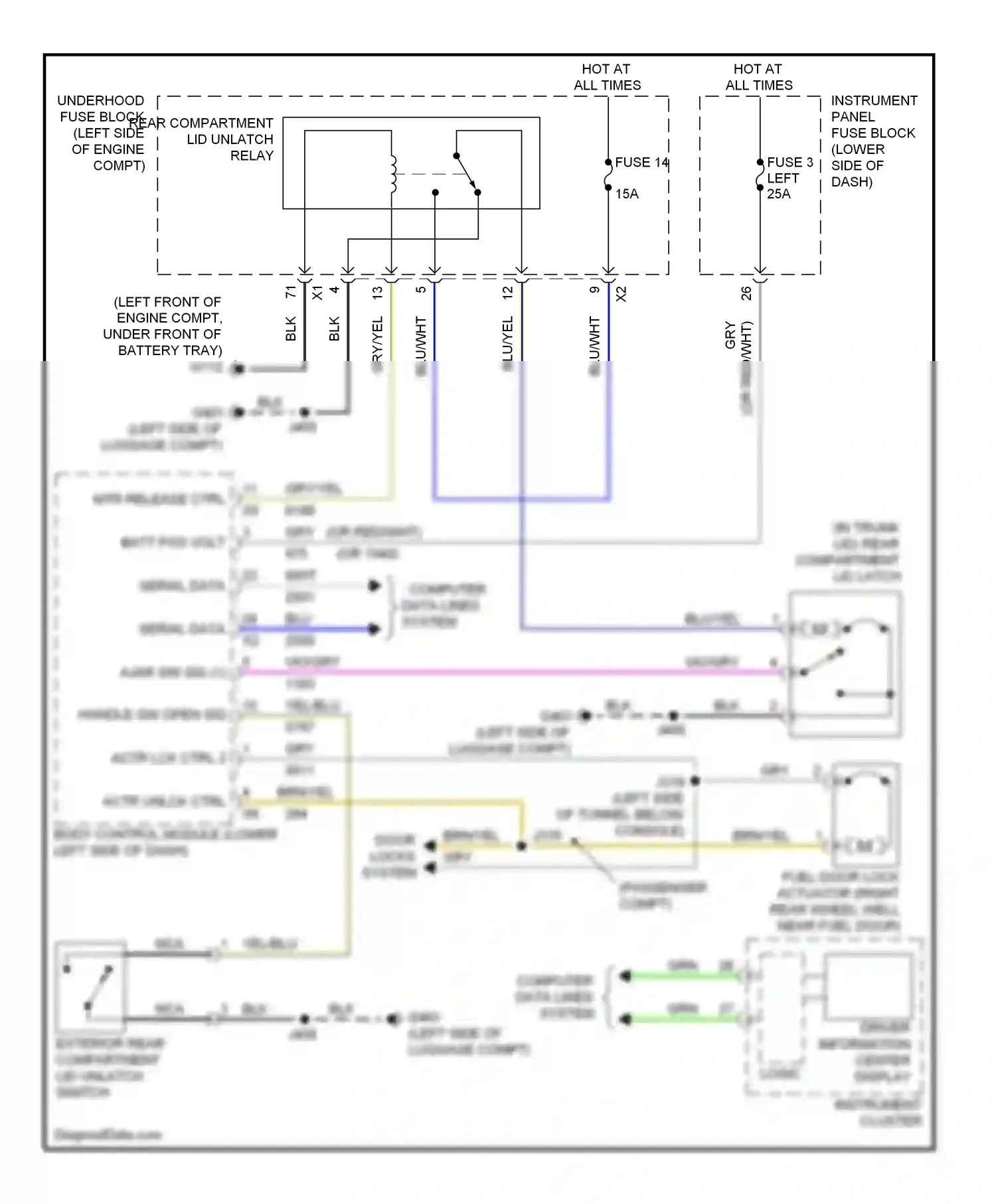 Buick Regal V (2009-2013) serial data wiring diagram  (8 of 12)