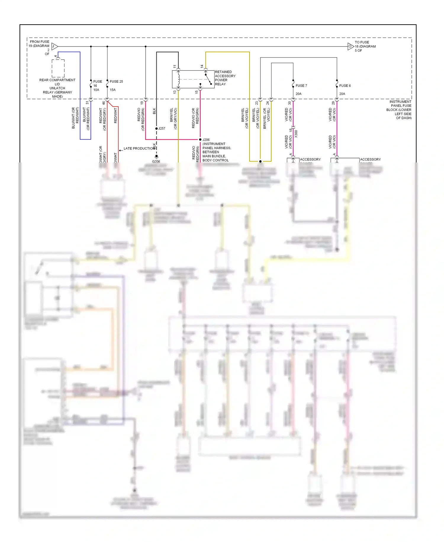 Buick Regal V (2009-2013) telematics communications interface control module wiring diagram  (1 of 3)