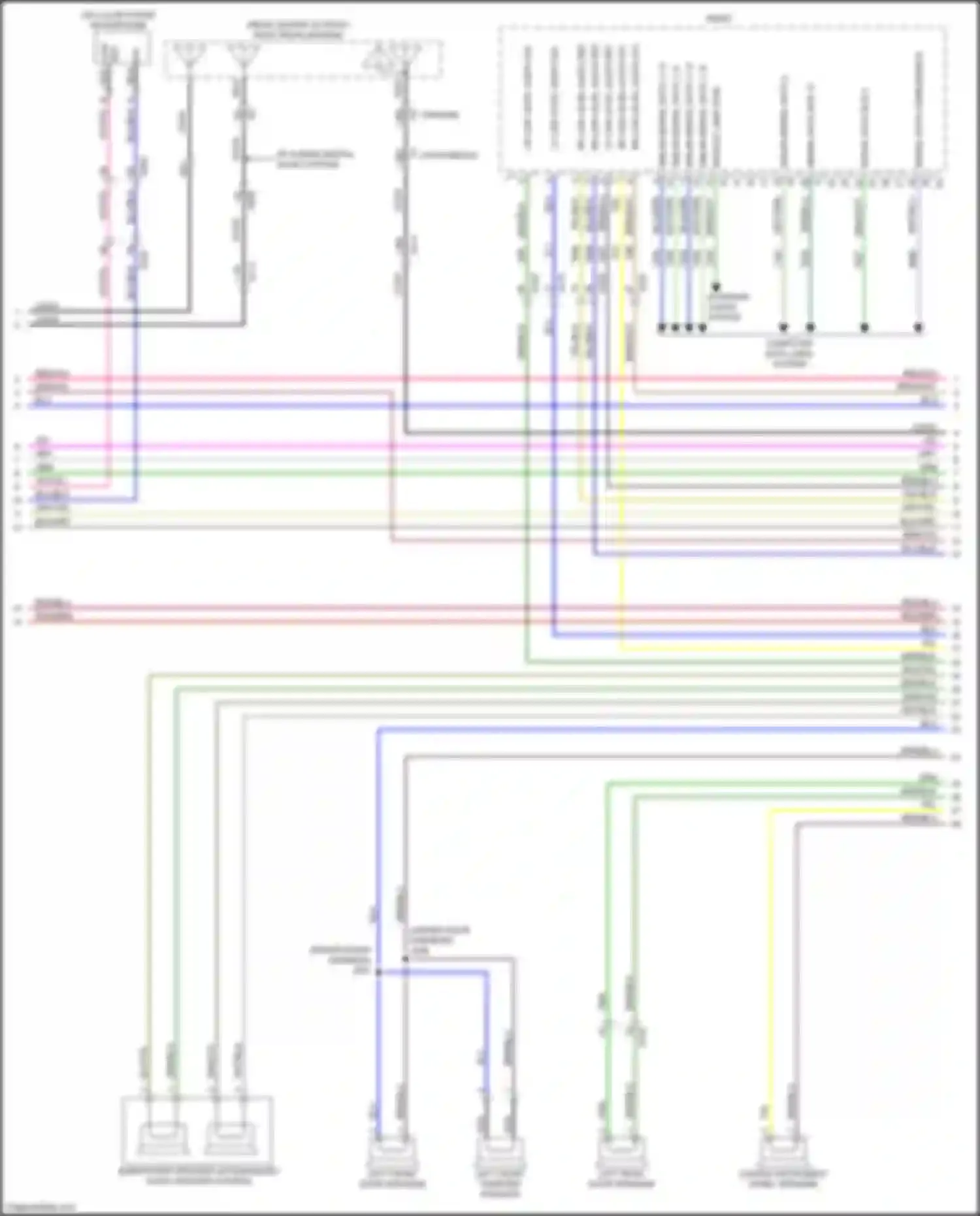 Regal Buick VI (2017-2020): Navigation circuit, mid/high level w/ active noise (3 of 5)