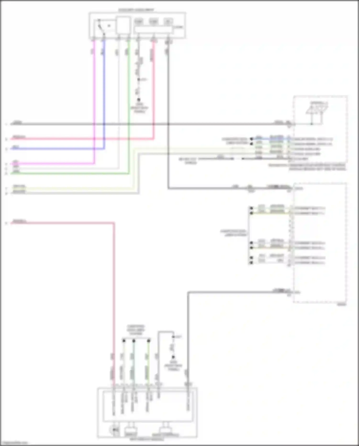 Regal Buick VI (2017-2020): Navigation circuit, mid/high level w/ active noise (5 of 5)