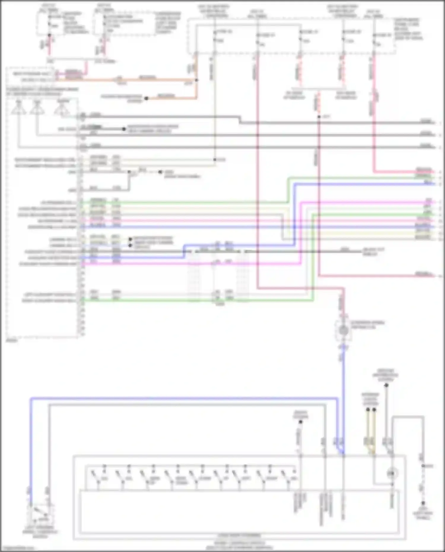 Regal Buick VI (2017-2020): Navigation circuit, mid/high level w/o active noise & amplifier (1 of 4)
