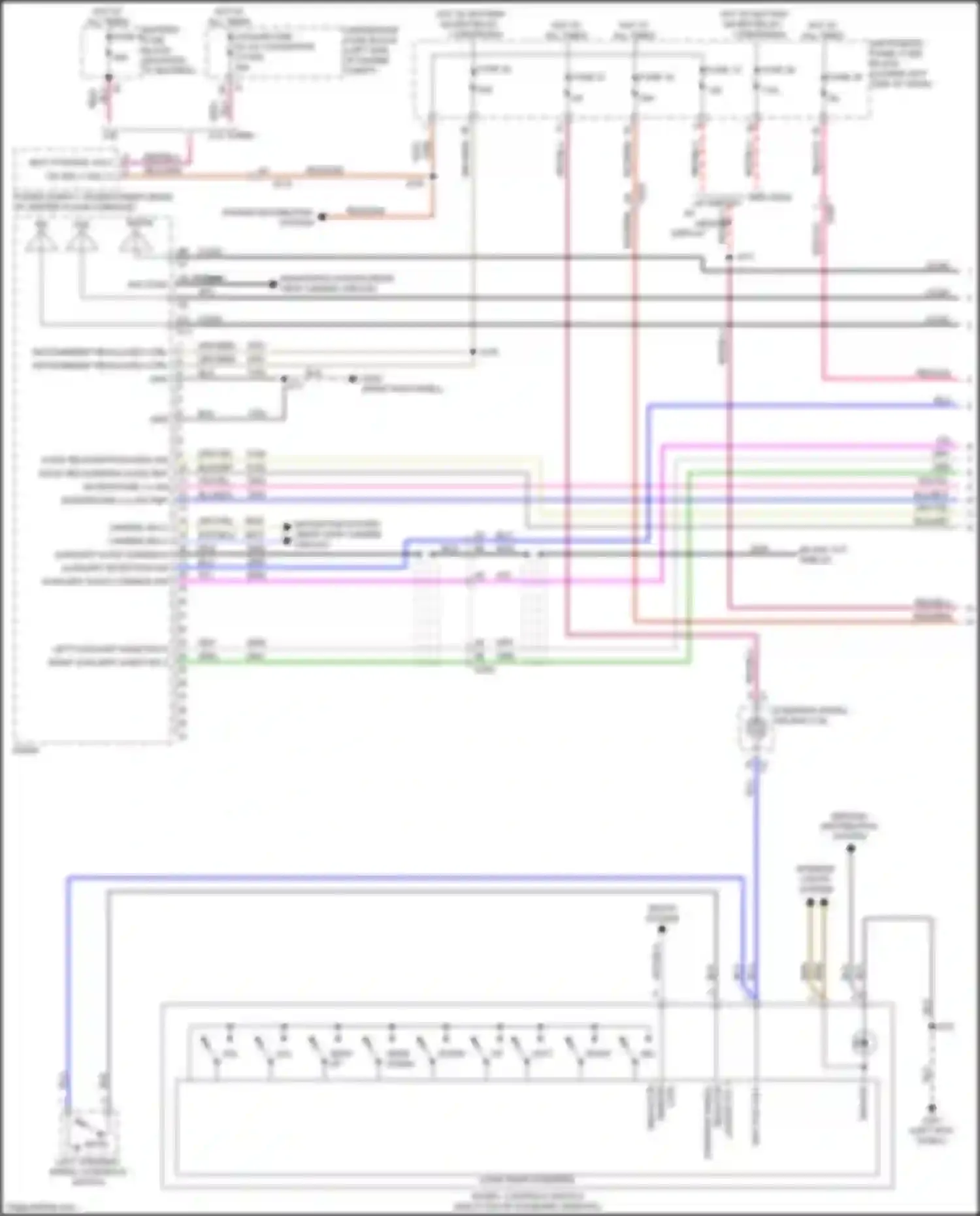 Regal Buick VI (2017-2020): Navigation circuit, mid/high level w/o active noise w/ amplifier (1 of 5)
