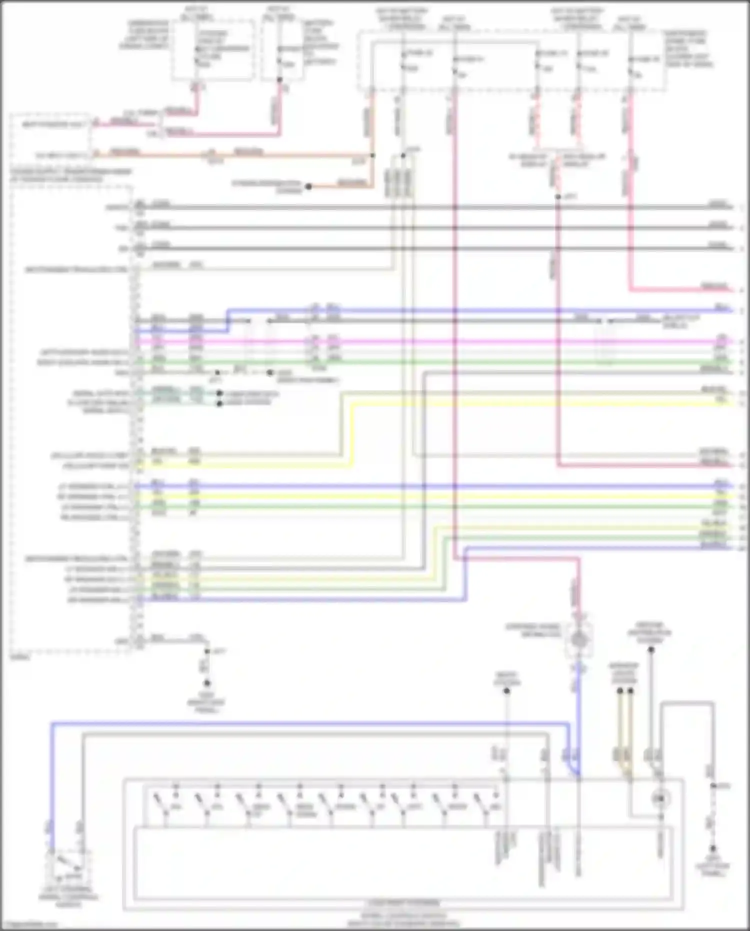 Regal Buick VI (2017-2020): Navigation circuit, up level w/o active noise & amplifier (1 of 4)