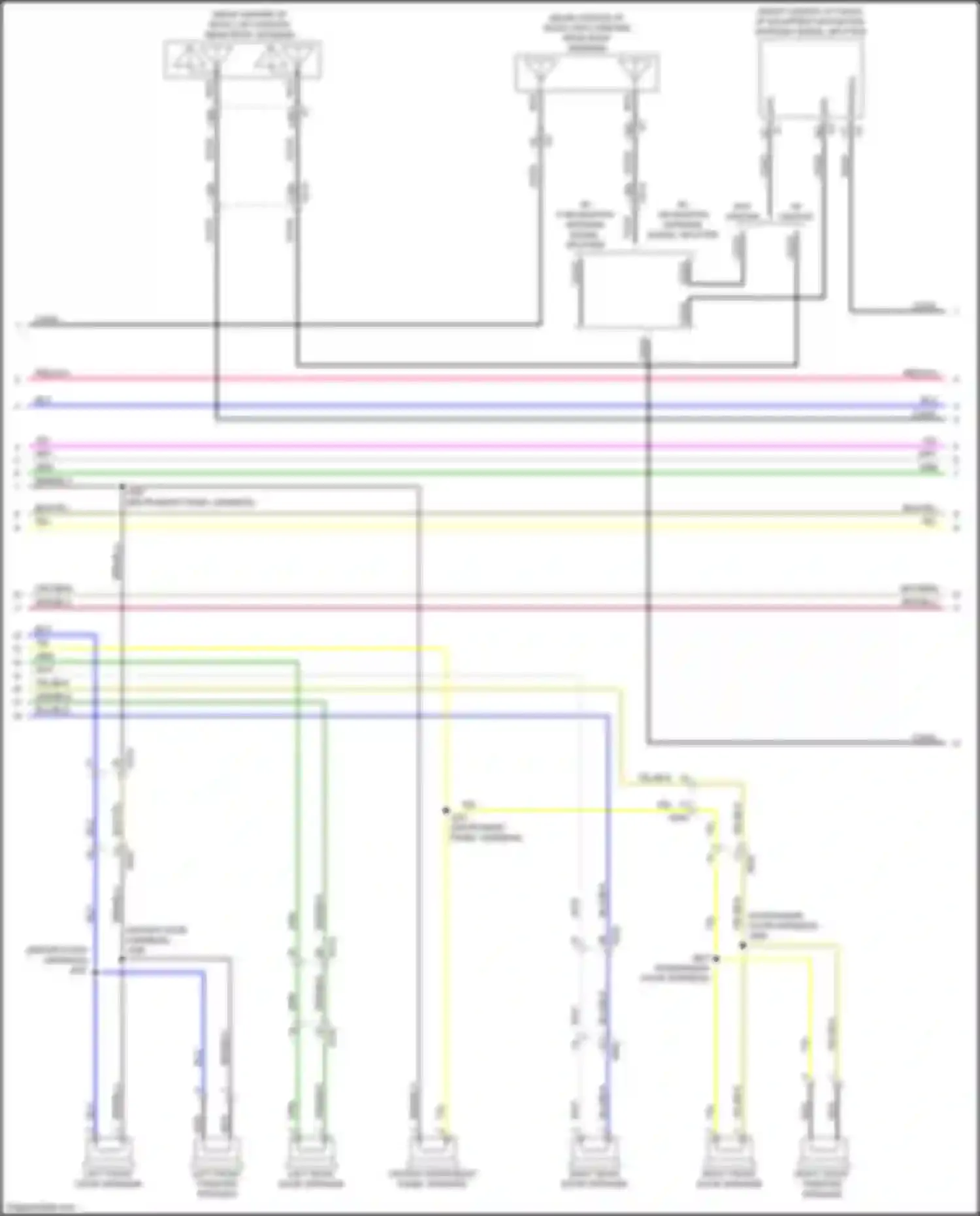 Regal Buick VI (2017-2020): Navigation circuit, up level w/o active noise & amplifier (3 of 4)