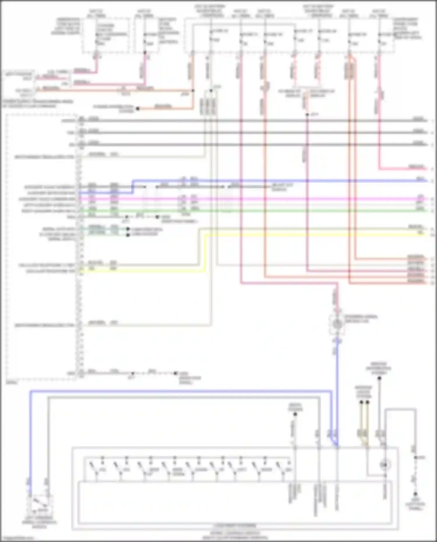 Regal Buick VI (2017-2020): Navigation circuit, up level w/o active noise w/ amplifier (1 of 5)