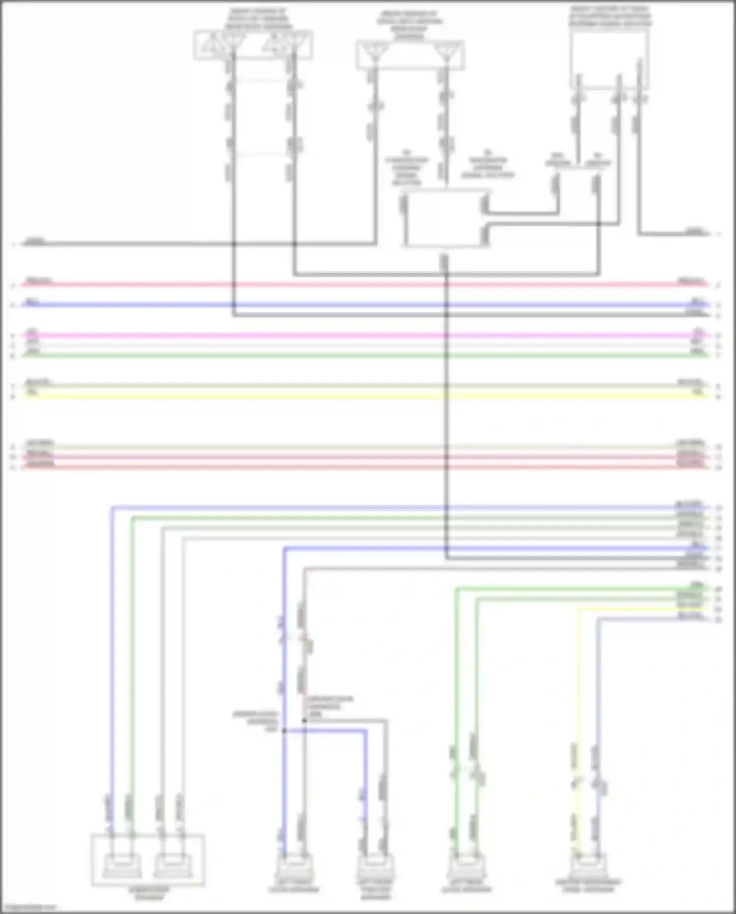 Regal Buick VI (2017-2020): Navigation circuit, up level w/o active noise w/ amplifier (3 of 5)