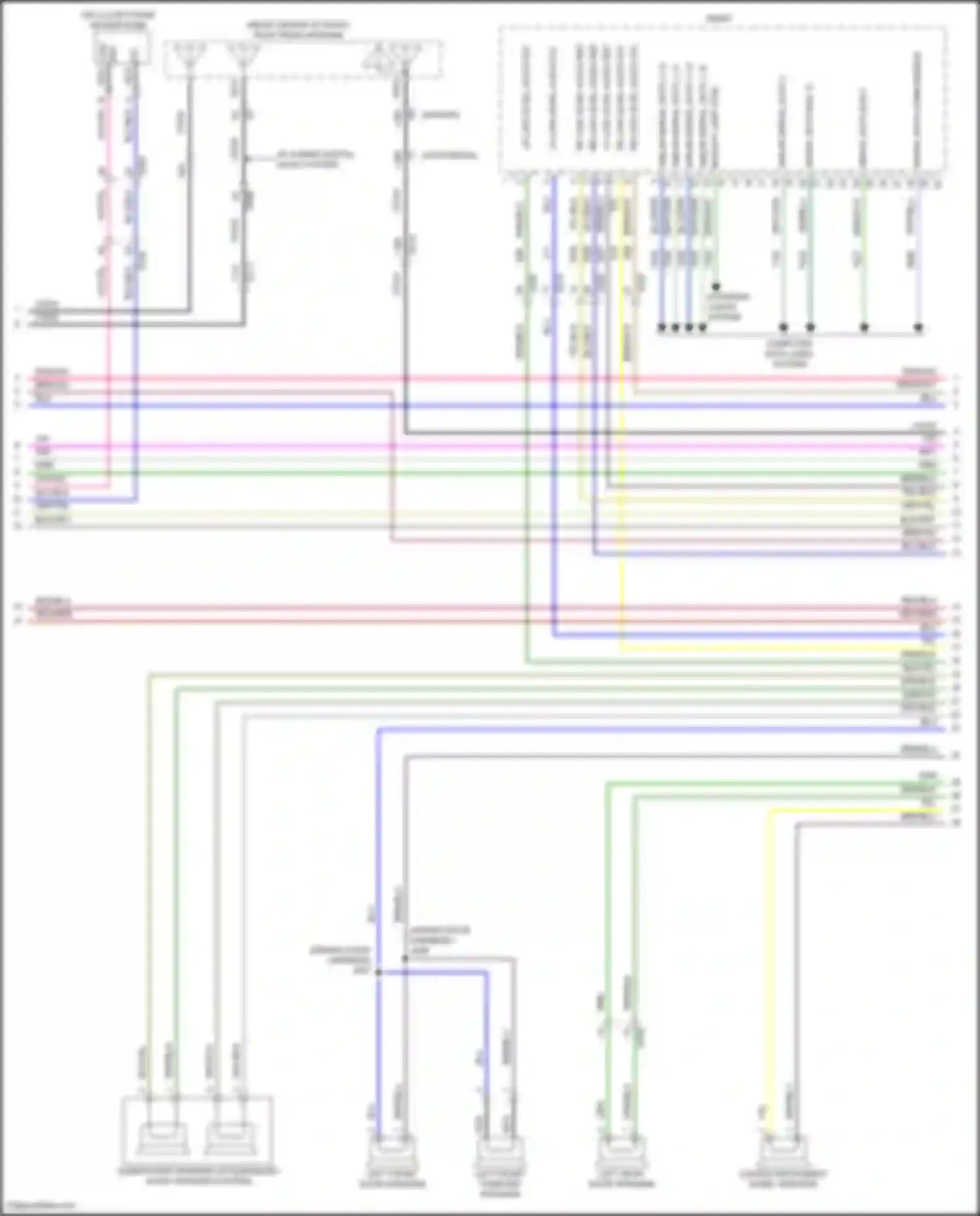 Regal Buick VI (2017-2020): Radio circuit, mid/high level w/ active noise (3 of 5)