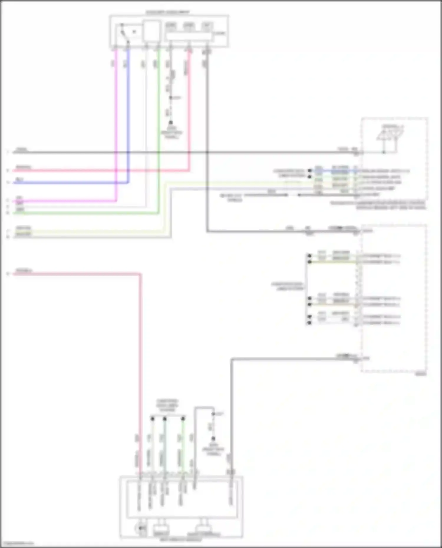 Regal Buick VI (2017-2020): Radio circuit, mid/high level w/ active noise (5 of 5)