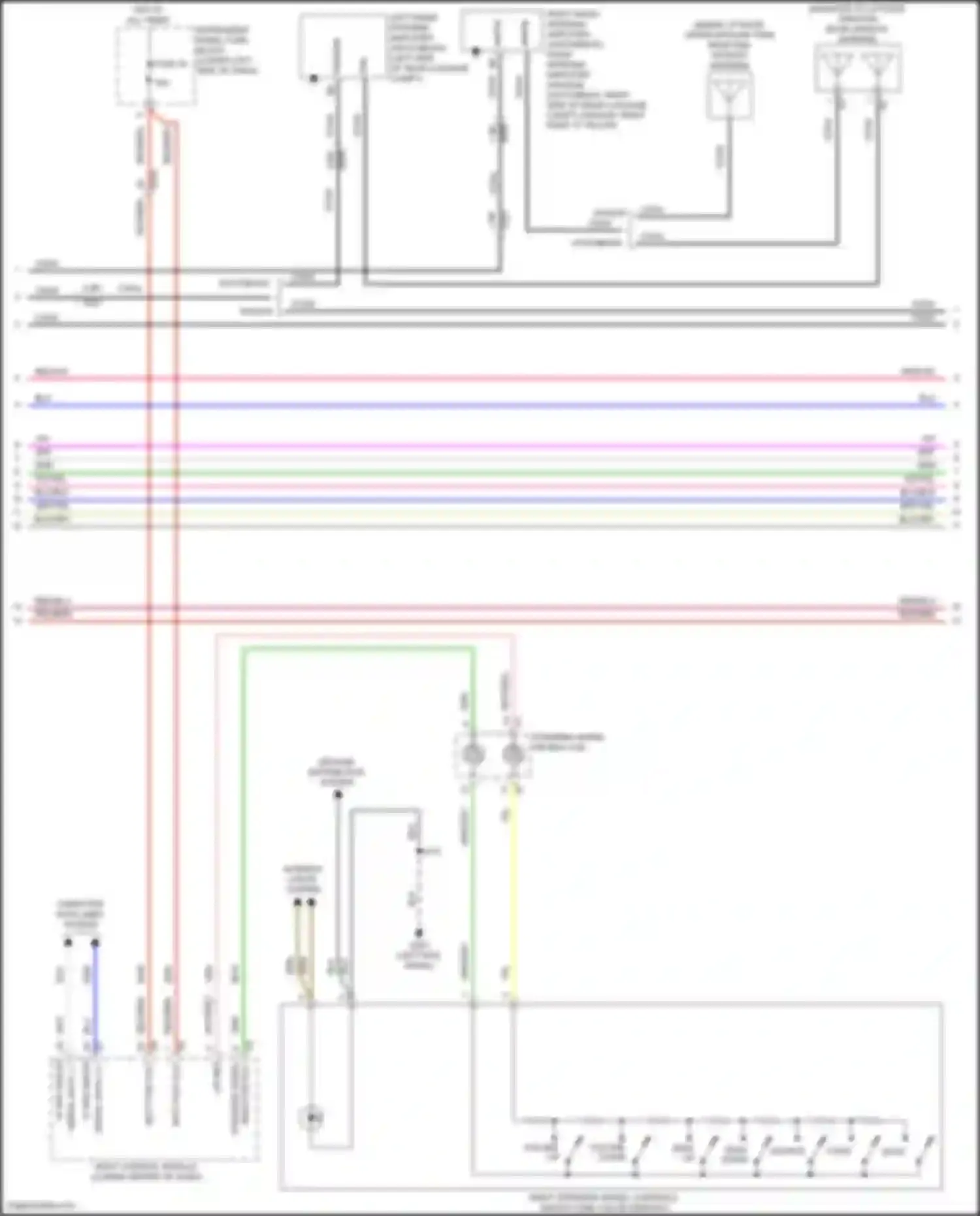 Regal Buick VI (2017-2020): Radio circuit, mid/high level w/o active noise w/ amplifier (2 of 5)