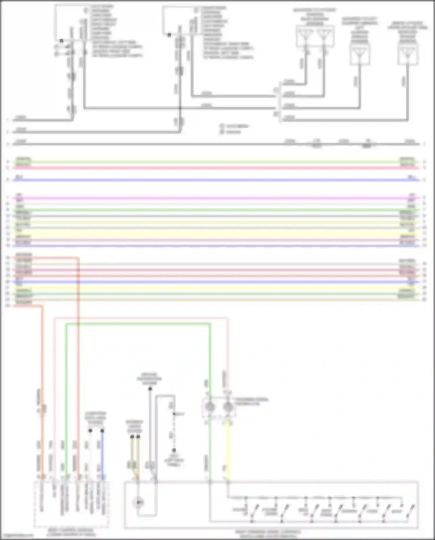 Regal Buick VI (2017-2020): Radio circuit, up level w/ active noise (2 of 5)