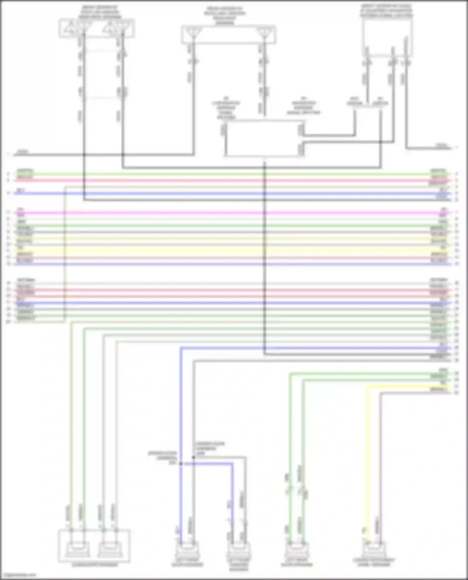 Regal Buick VI (2017-2020): Radio circuit, up level w/ active noise (3 of 5)