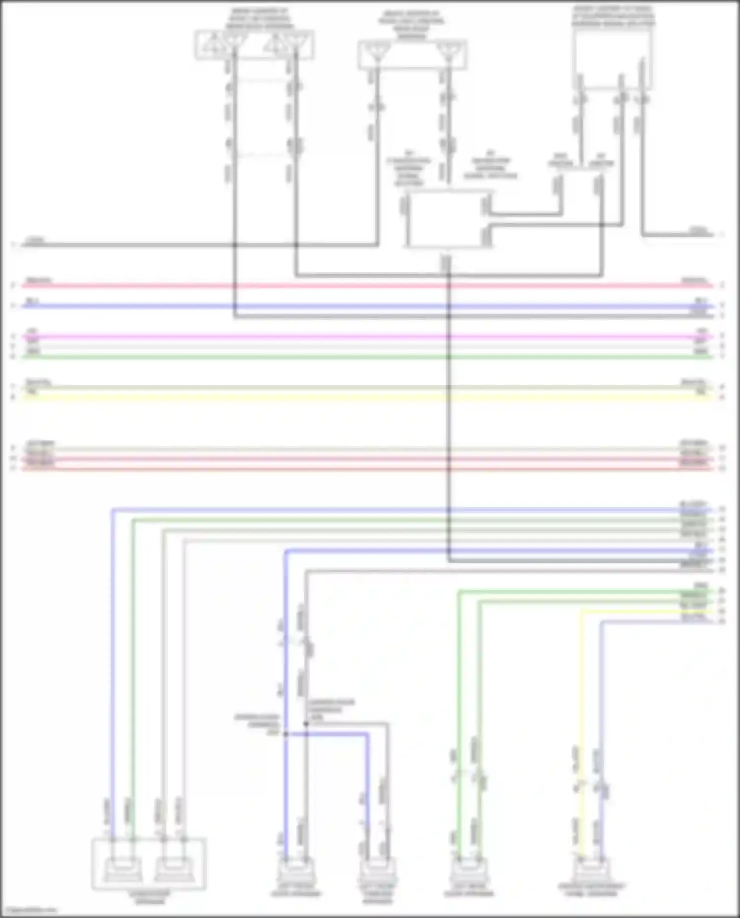 Regal Buick VI (2017-2020): Radio circuit, up level w/o active noise w/ amplifier (3 of 5)