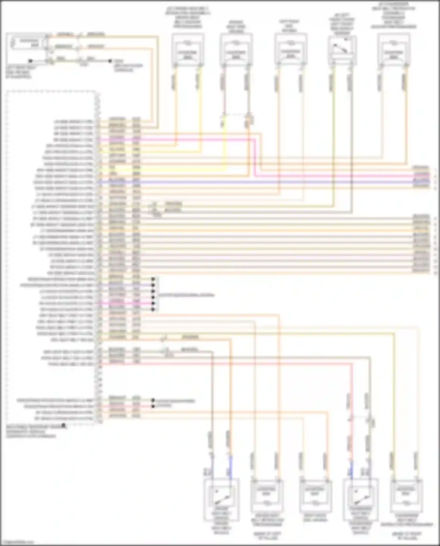 Regal Buick VI (2017-2020): Supplemental restraints circuit (1 of 3)
