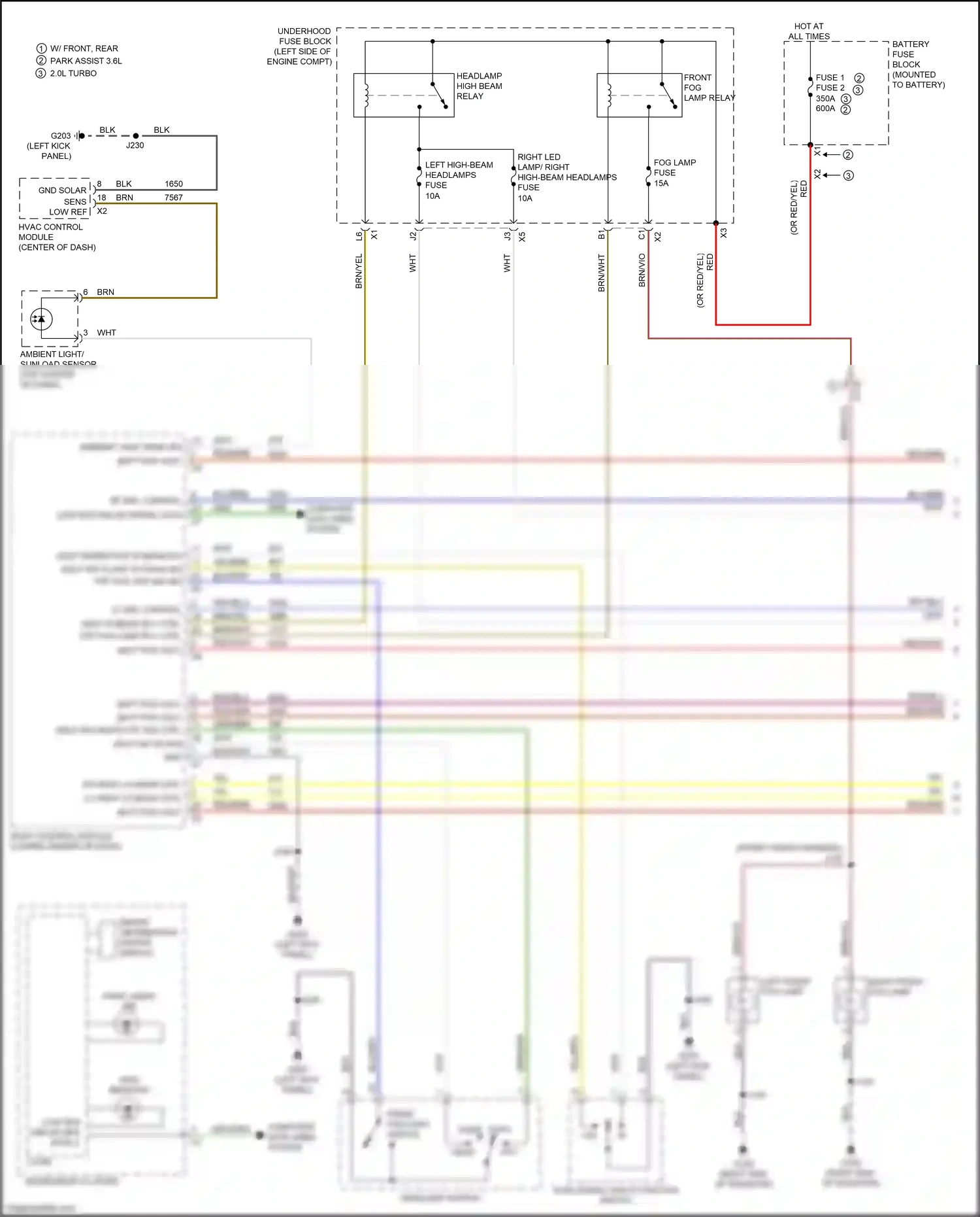 Buick Regal VI (2017-2020) computer data lines system wiring diagram  (74 of 124)