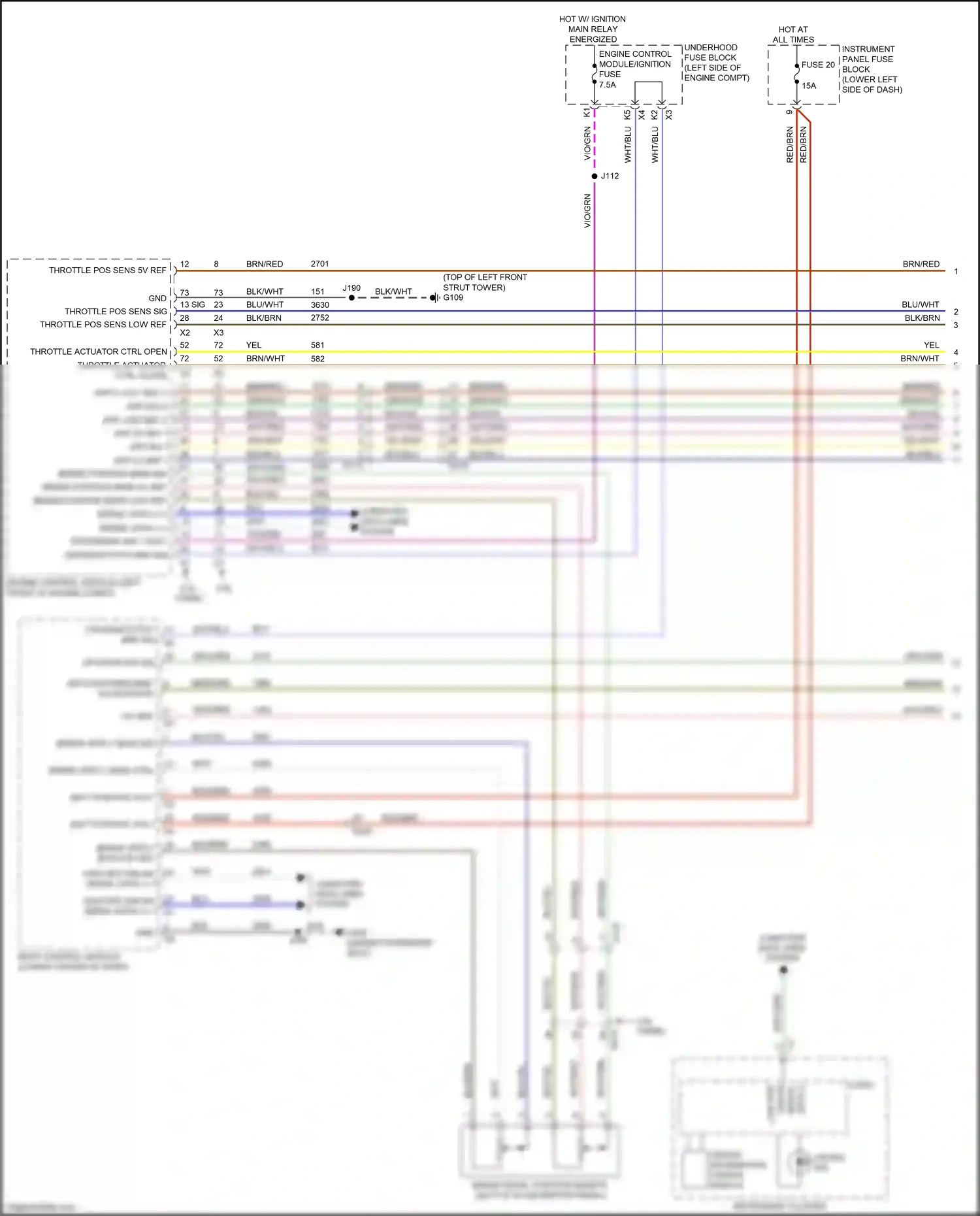 Buick Regal VI (2017-2020) computer data lines system wiring diagram  (15 of 124)