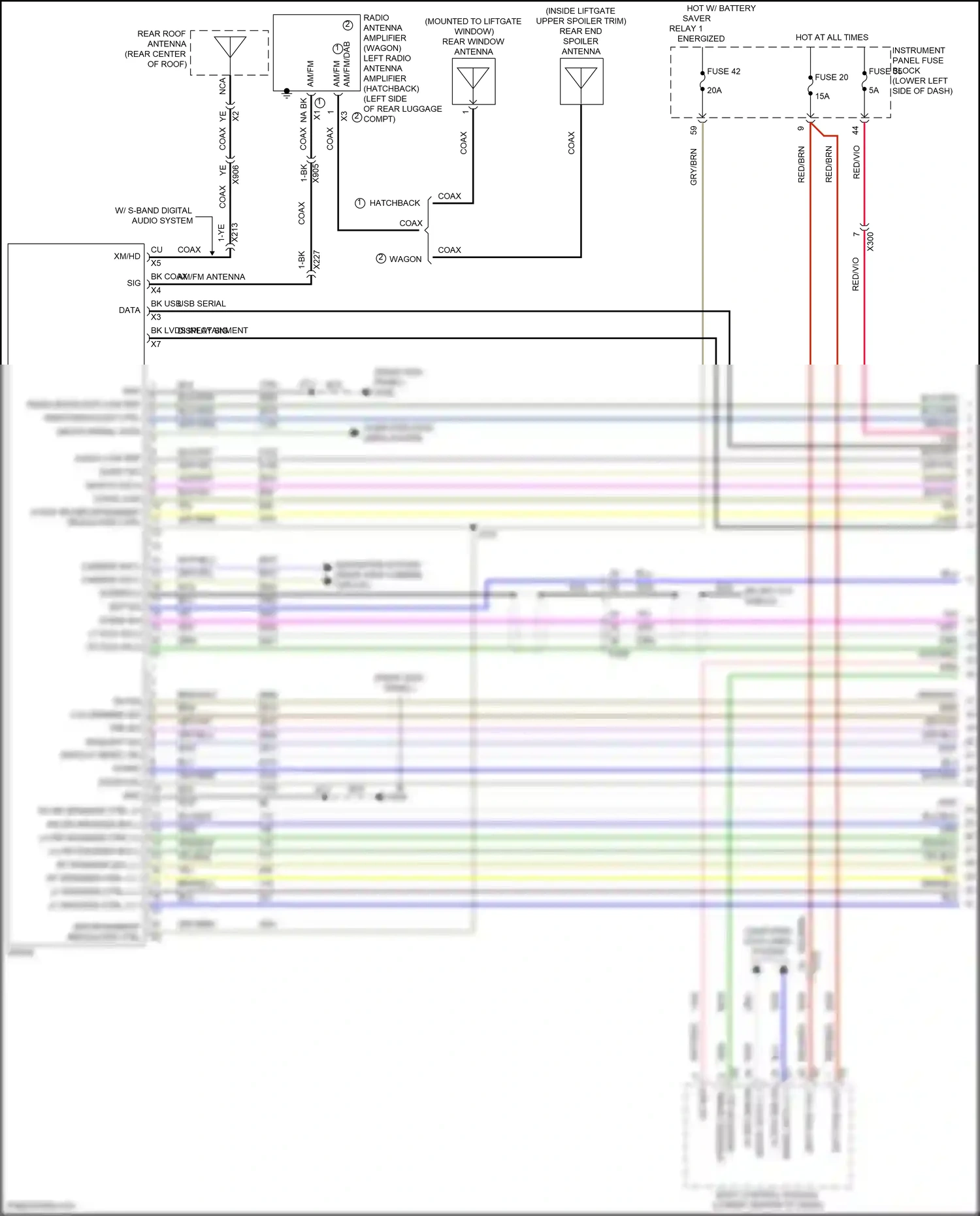 Buick Regal VI (2017-2020) computer data lines system wiring diagram  (104 of 124)