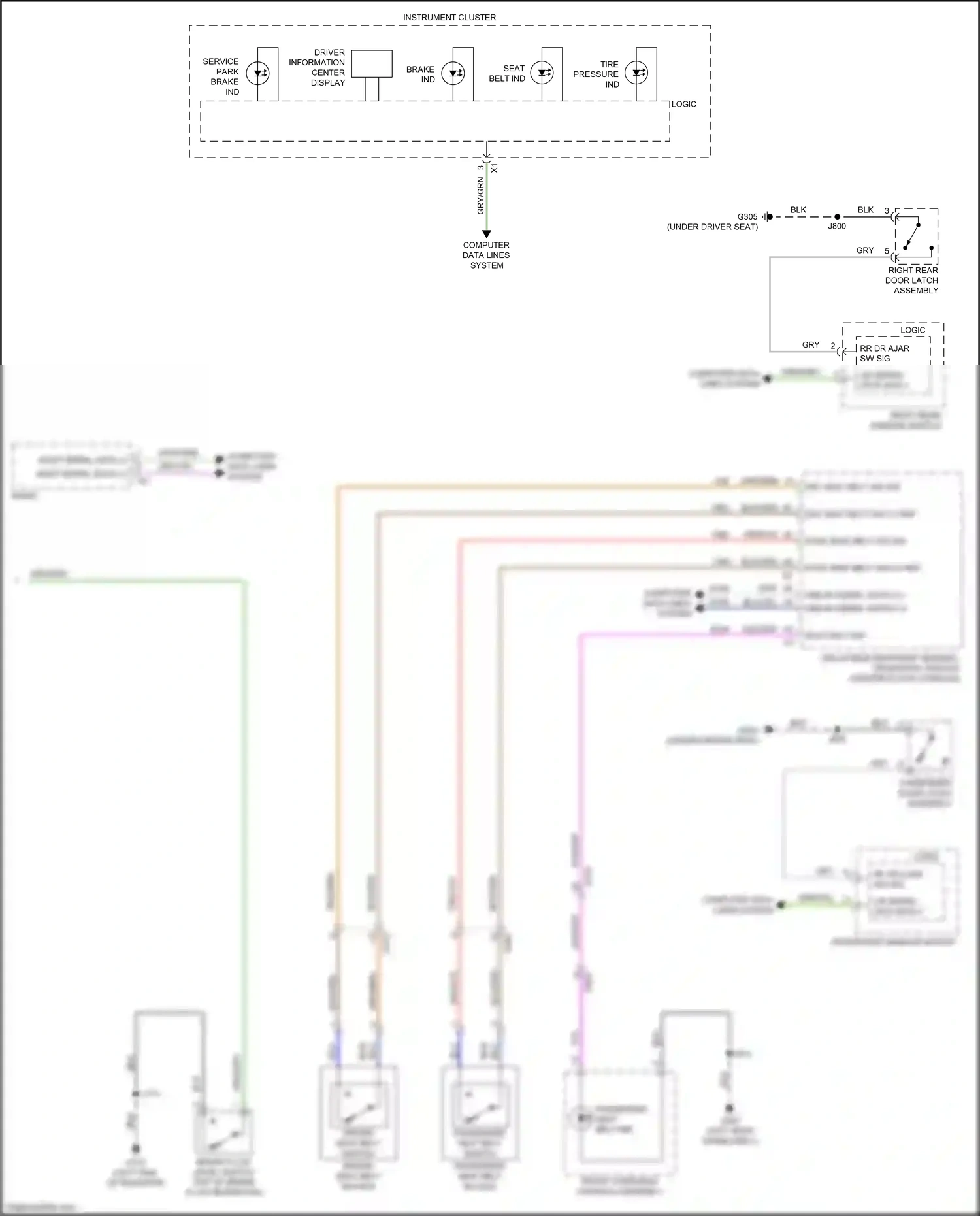 Buick Regal VI (2017-2020) computer data lines system wiring diagram  (40 of 124)