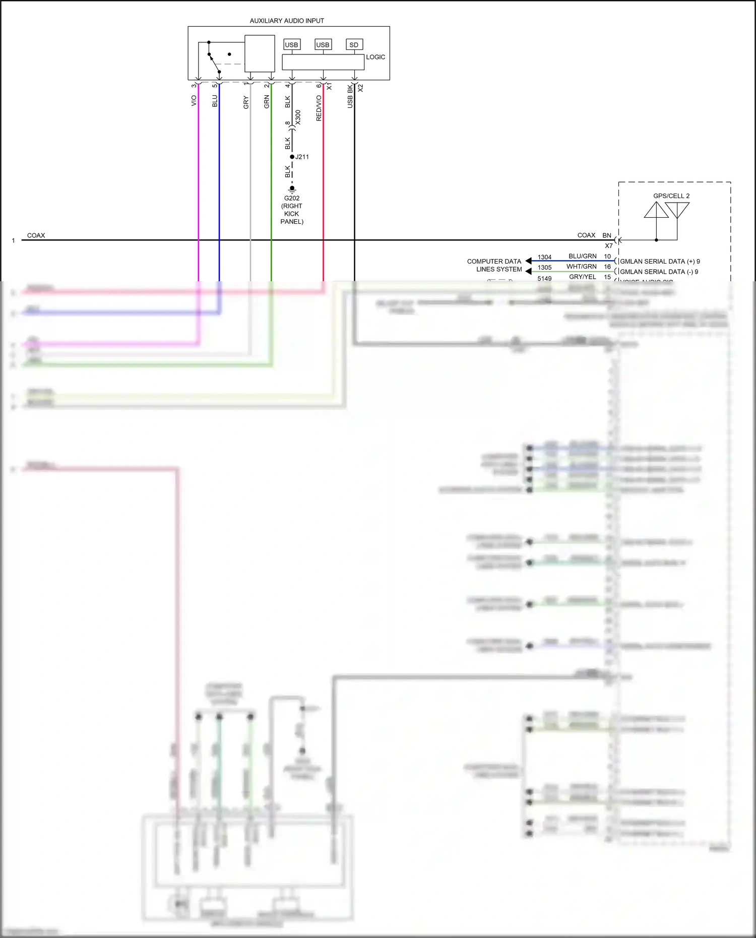 Buick Regal VI (2017-2020) computer data lines system wiring diagram  (55 of 124)
