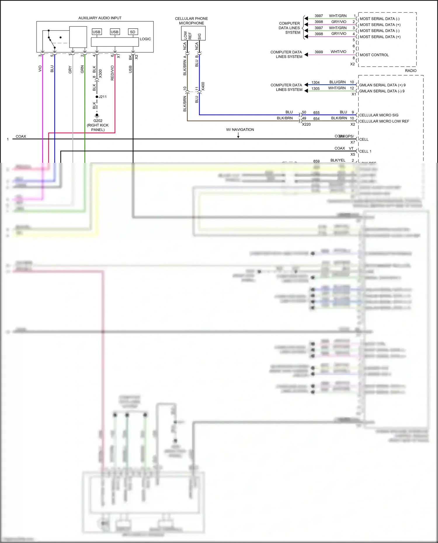 Buick Regal VI (2017-2020) computer data lines system wiring diagram  (66 of 124)