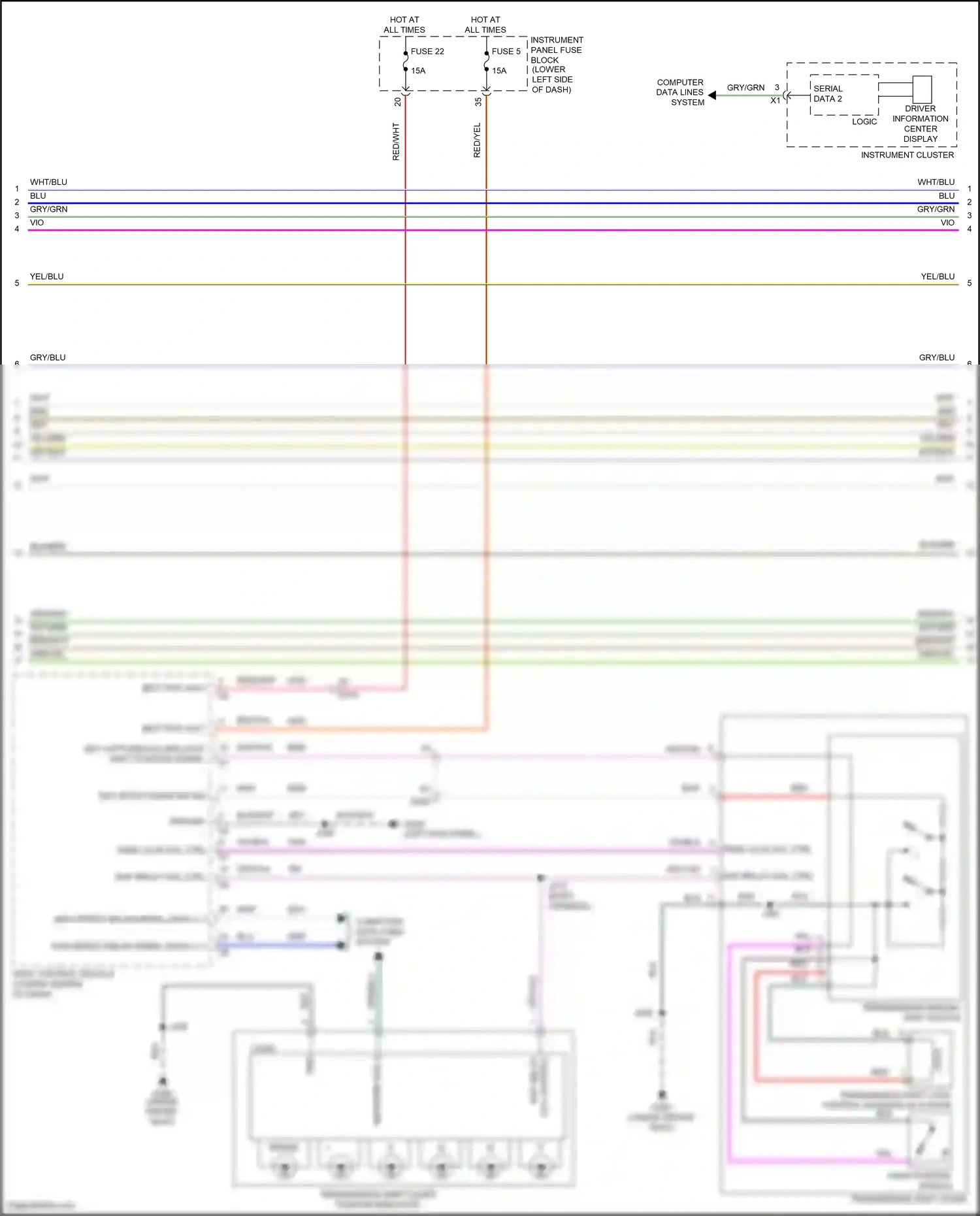 Buick Regal VI (2017-2020) computer data lines system wiring diagram  (1 of 124)