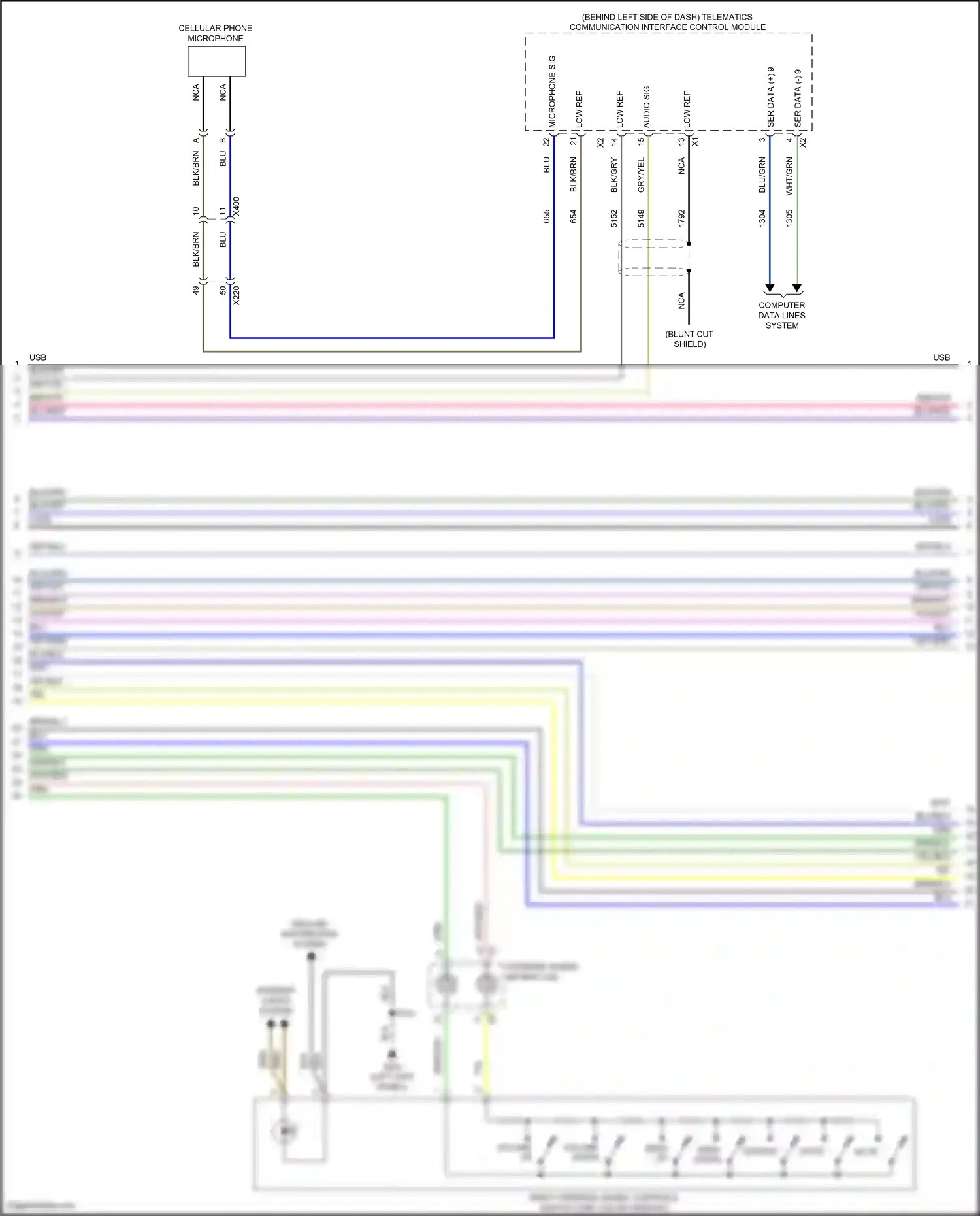 Buick Regal VI (2017-2020) computer data lines system wiring diagram  (105 of 124)