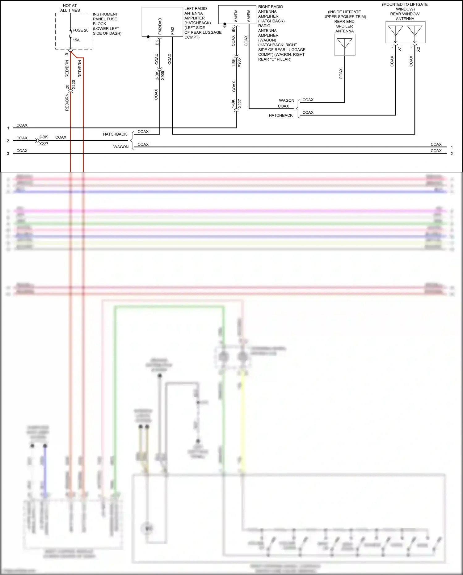 Buick Regal VI (2017-2020) computer data lines system wiring diagram  (62 of 124)