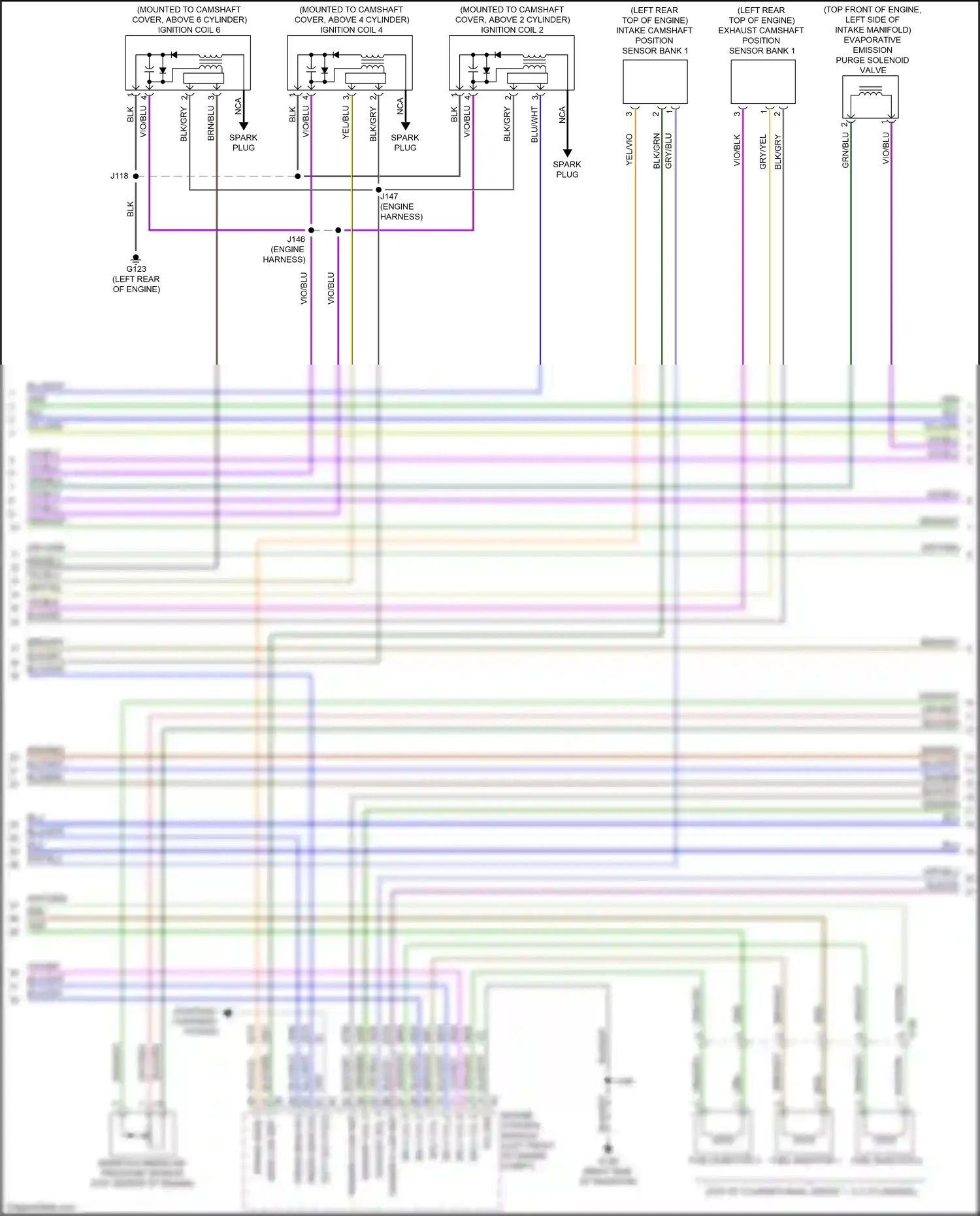 Buick Regal VI (2017-2020) engine control module wiring diagram  (30 of 30)