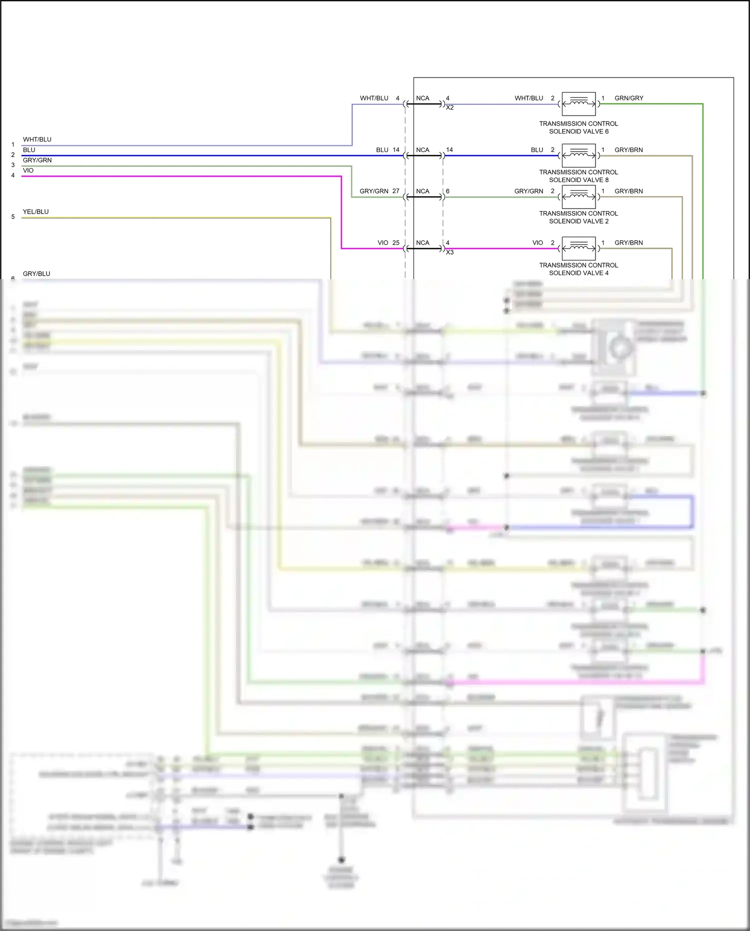 Buick Regal VI (2017-2020) engine controls system wiring diagram  (2 of 8)