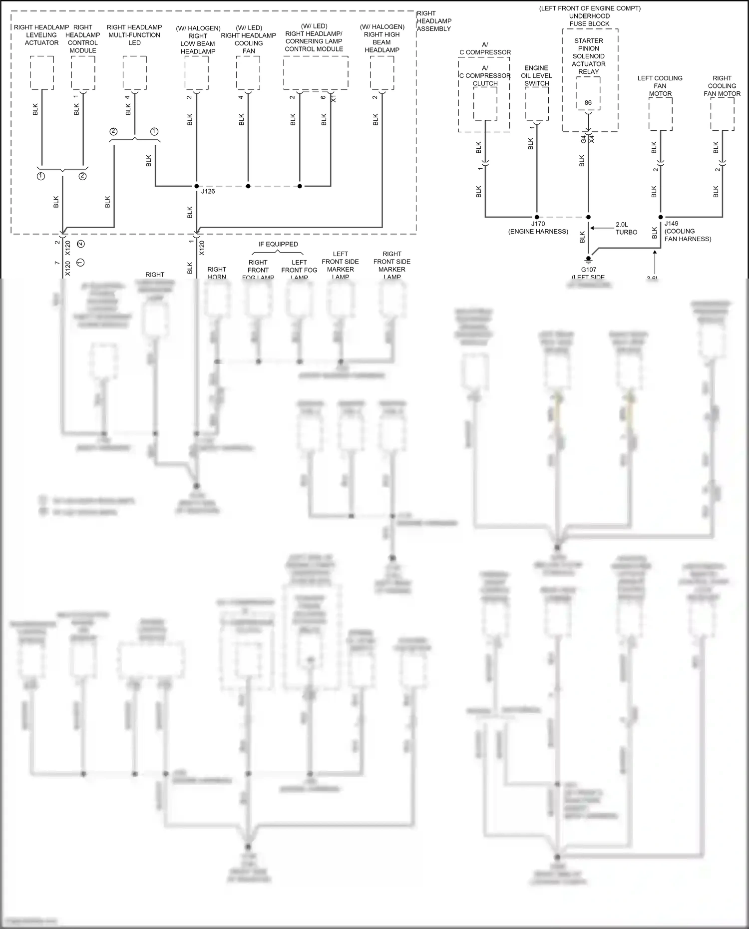 Buick Regal VI (2017-2020) (engine harness, wiring diagram  (14 of 25)