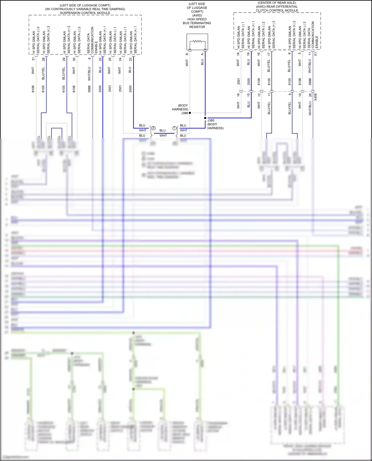 Buick Regal VI (2017-2020) front object wiring diagram  (3 of 3)