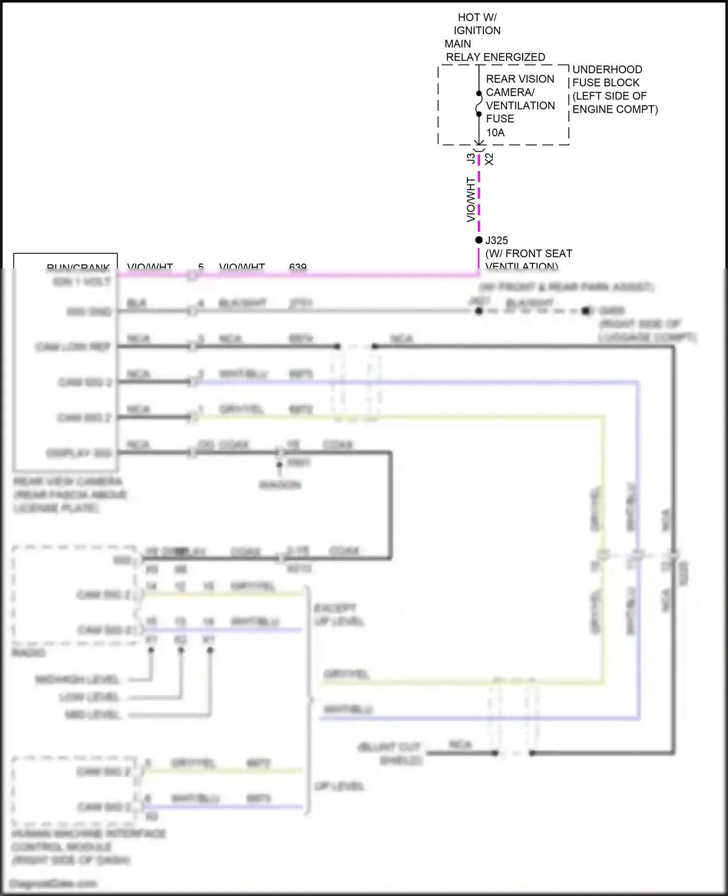 Buick Regal VI (2017-2020) human machine interface control module wiring diagram  (9 of 9)