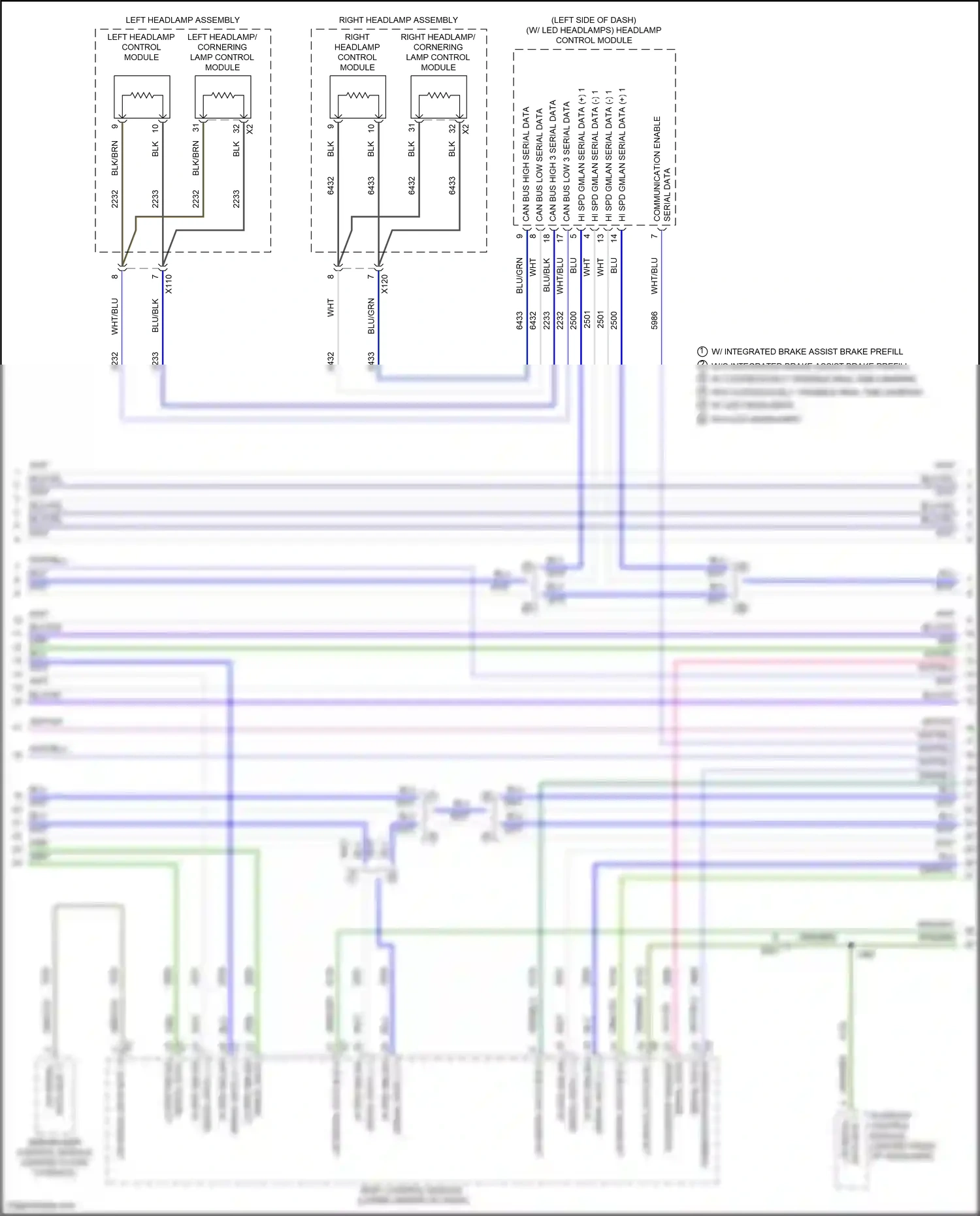 Buick Regal VI (2017-2020) immobilizer control module wiring diagram  (1 of 2)