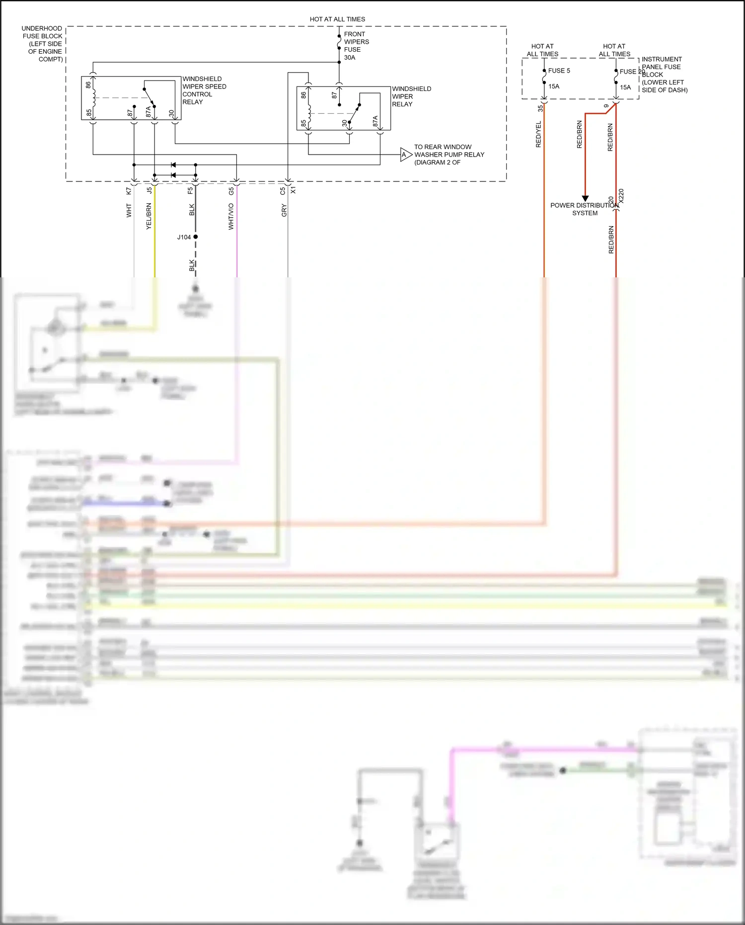Buick Regal VI (2017-2020) ind ctrl wiring diagram  (1 of 1)