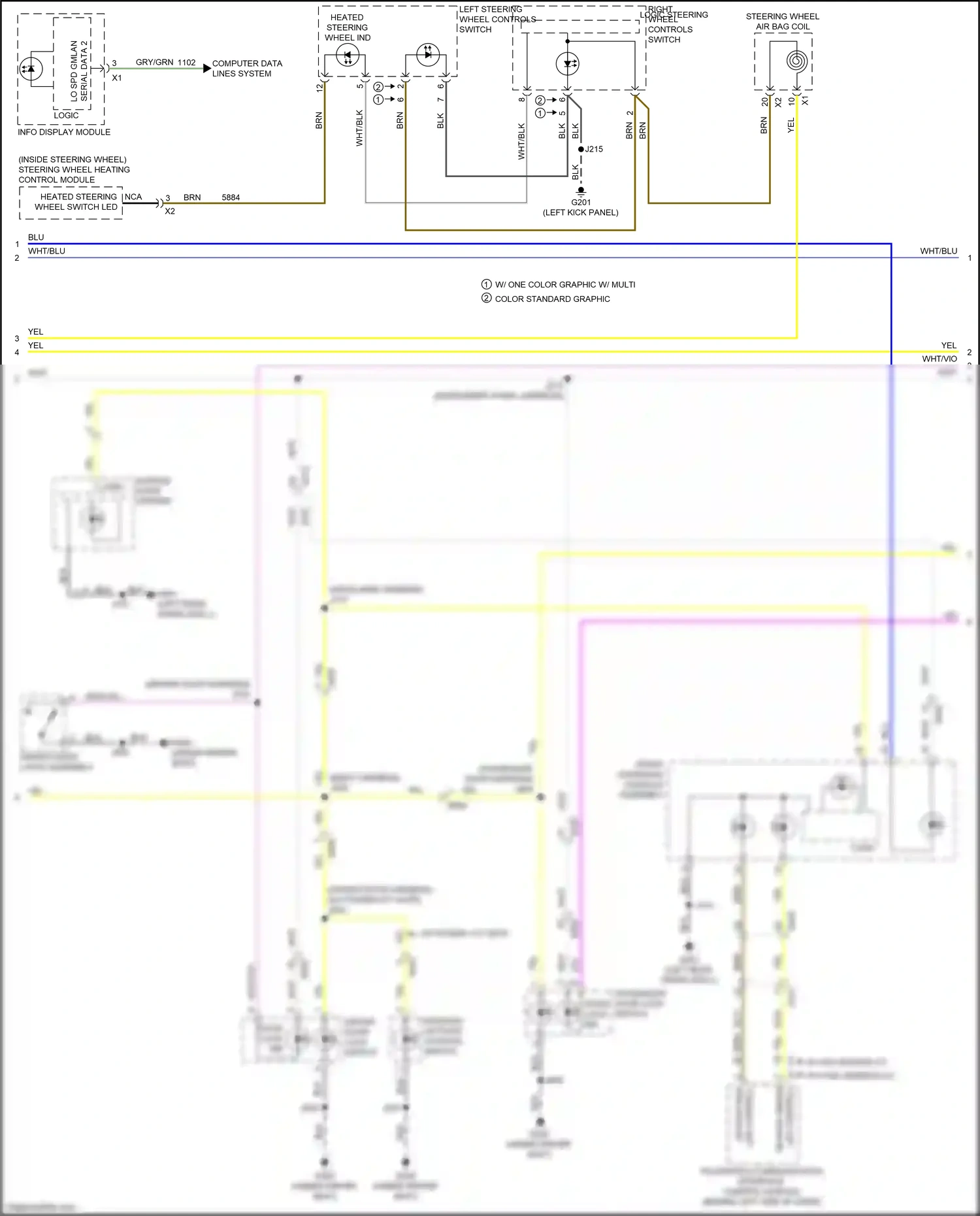 Buick Regal VI (2017-2020) info display module wiring diagram  (2 of 17)