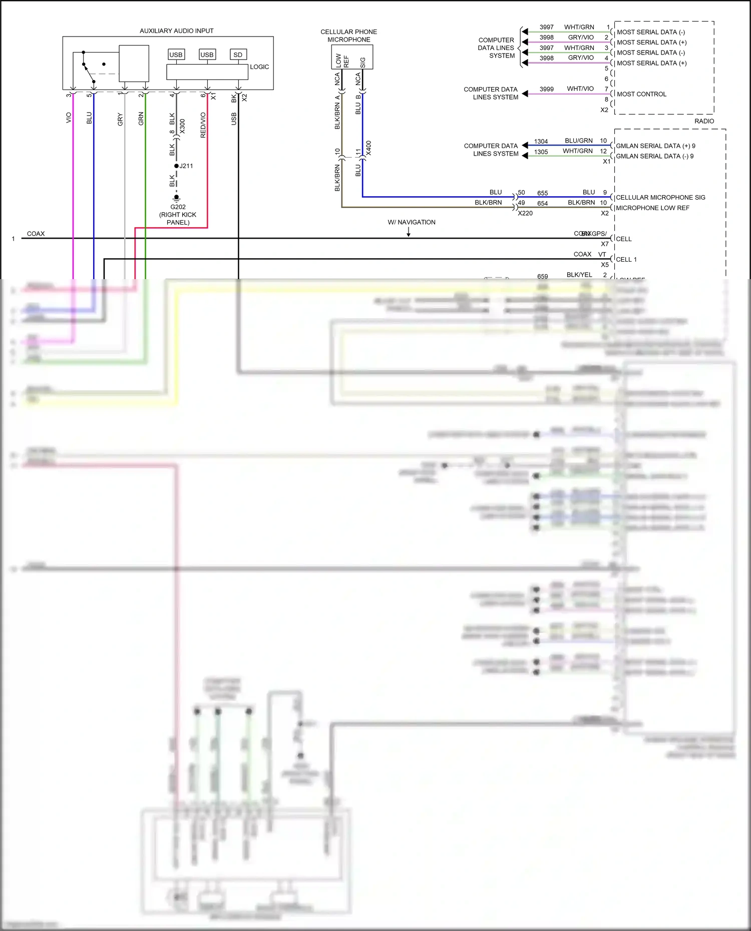 Buick Regal VI (2017-2020) info regulated ctrl wiring diagram  (1 of 2)